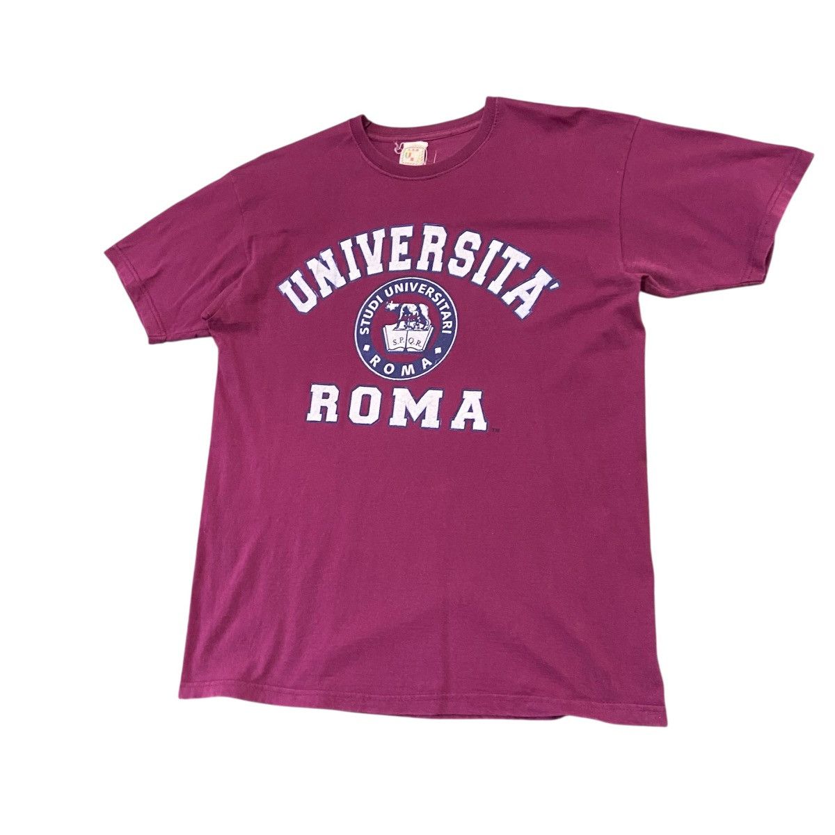Vintage Rare Vtg 90s Made In Italy UNIVERSITA ROMA Collegiate Size US M / EU 48-50 / 2 - 3 Thumbnail