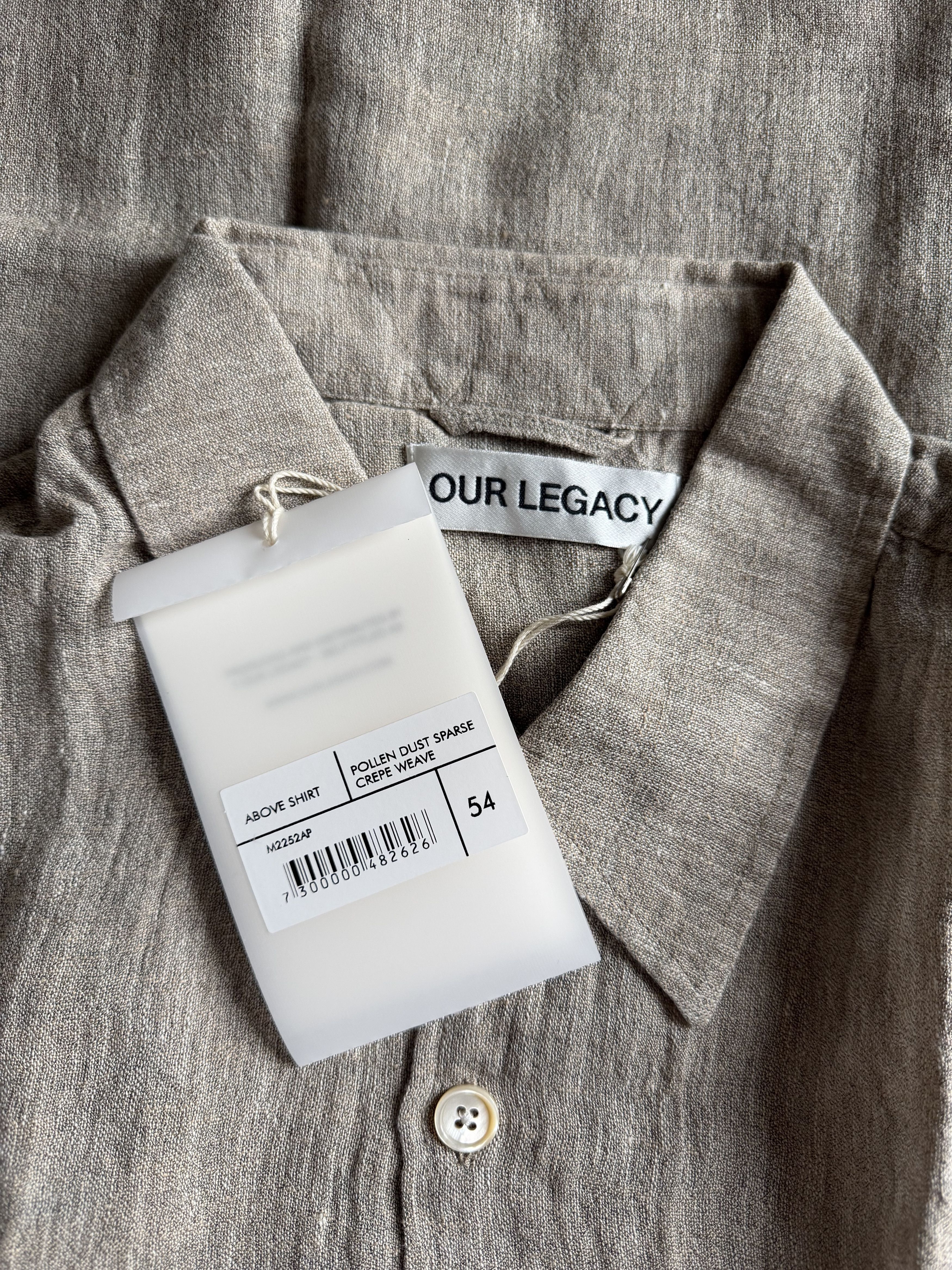 Our Legacy Our Legacy Above Shirt in Pollen Dust Sparse Crepe Weave Size US XL / EU 56 / 4 - 7 Thumbnail