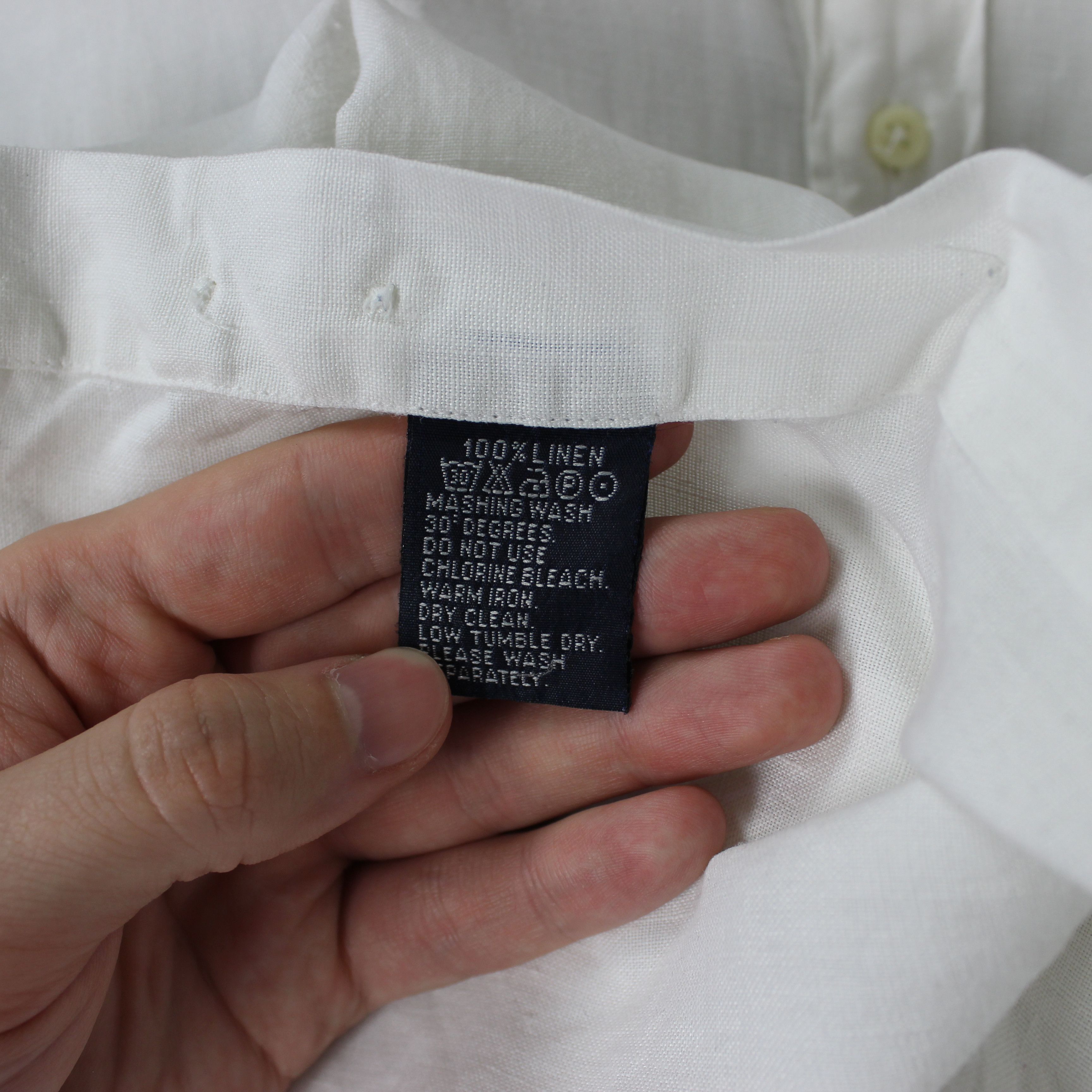 Gant Gant linen shirt men buttons ups white M L Size US L / EU 52-54 / 3 - 7 Thumbnail