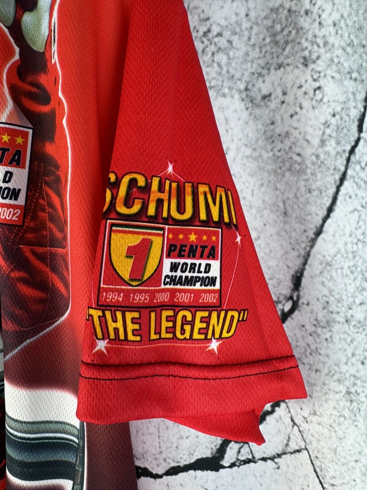 Ferrari Vintage Ferrari Michael Schumacher Formula 1 Jersey Tee Size US L / EU 52-54 / 3 - 5 Thumbnail
