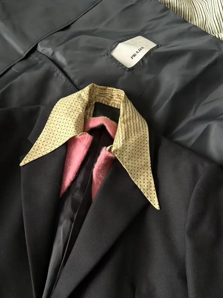 Raf Simons Raf Simons Sz 50 Prada by Raf Simons 23AW Fake Two Layers Size US M / EU 48-50 / 2 - 4 Thumbnail