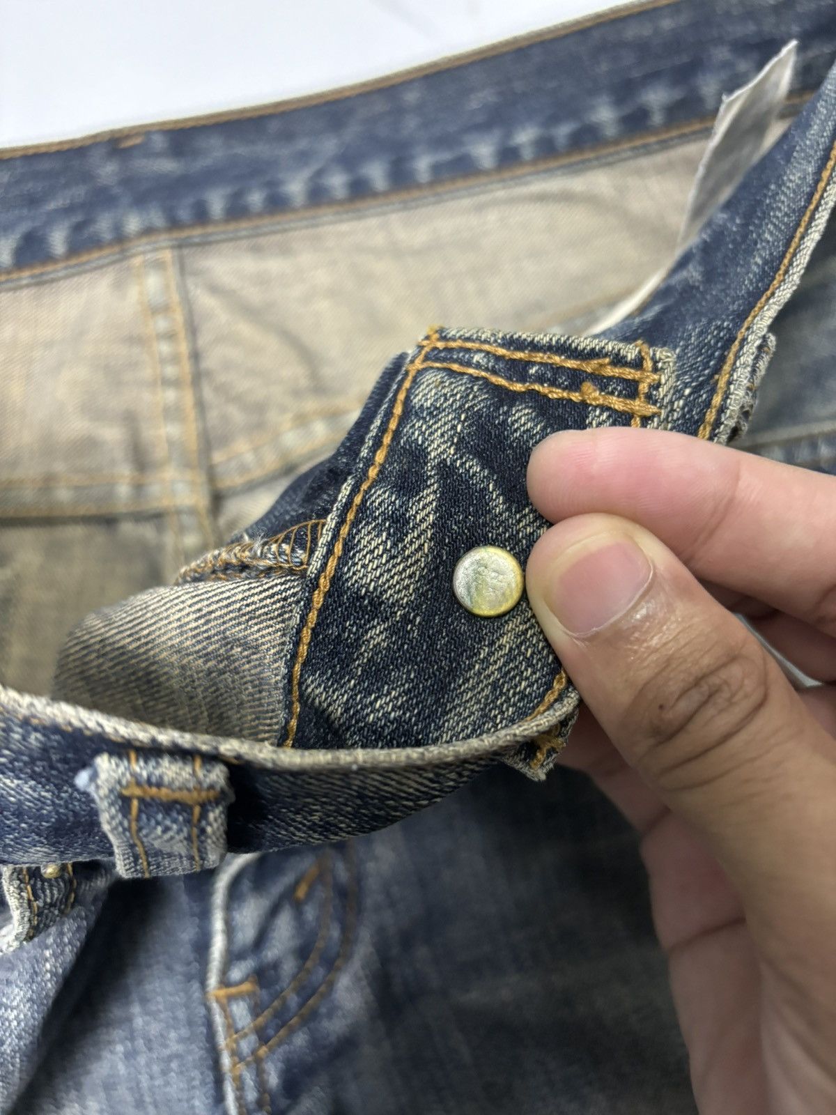If Six Was Nine × Levi's 🔥VTG LEVIS 517 FLARE RUSTY DISTRESSED DENIM FLARED JEANS Size US 32 / EU 48 - 15 Thumbnail