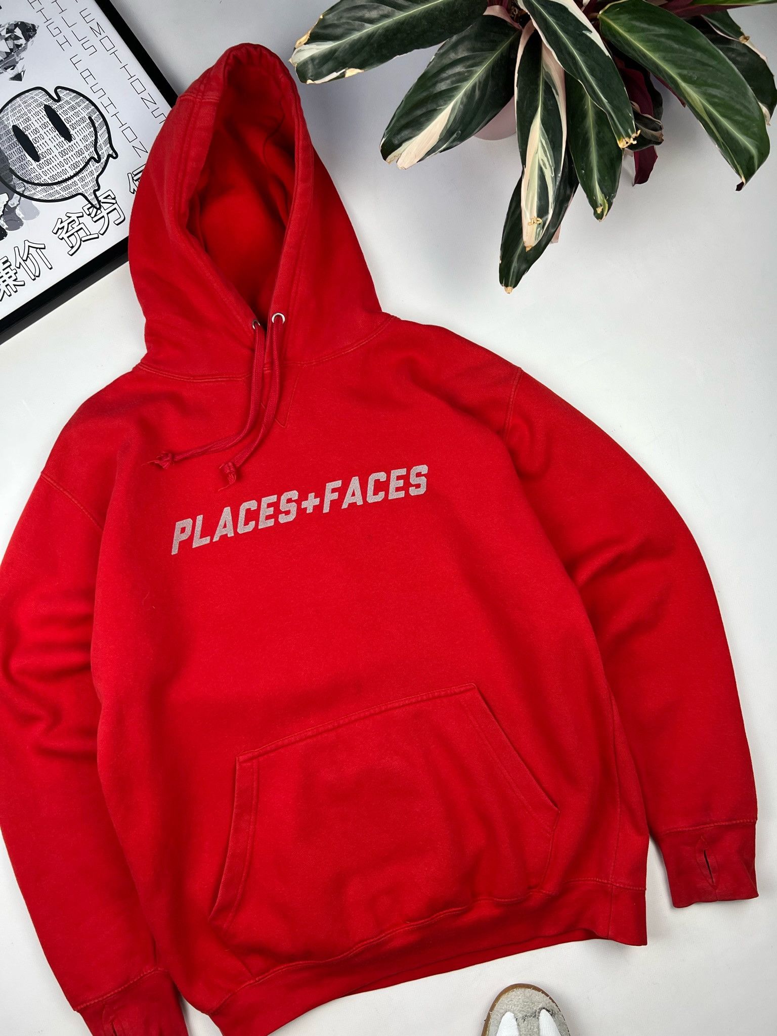 Places + Faces Places + Faces Hoodie Reflective Big Logo Spellout Size US M / EU 48-50 / 2 - 3 Thumbnail