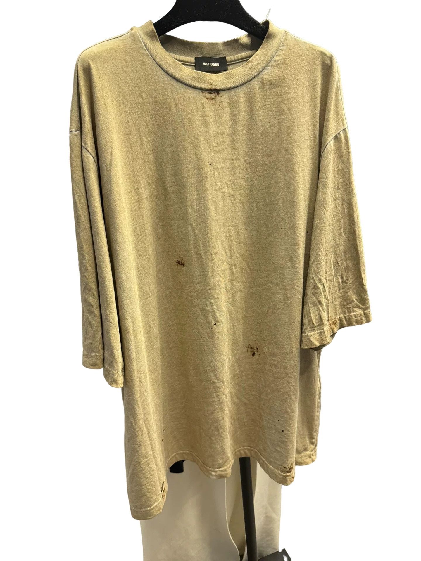 WE11DONE WE11DONE Distressed Logo T-Shirt Size L Size US L / EU 52-54 / 3 - 1 Thumbnail