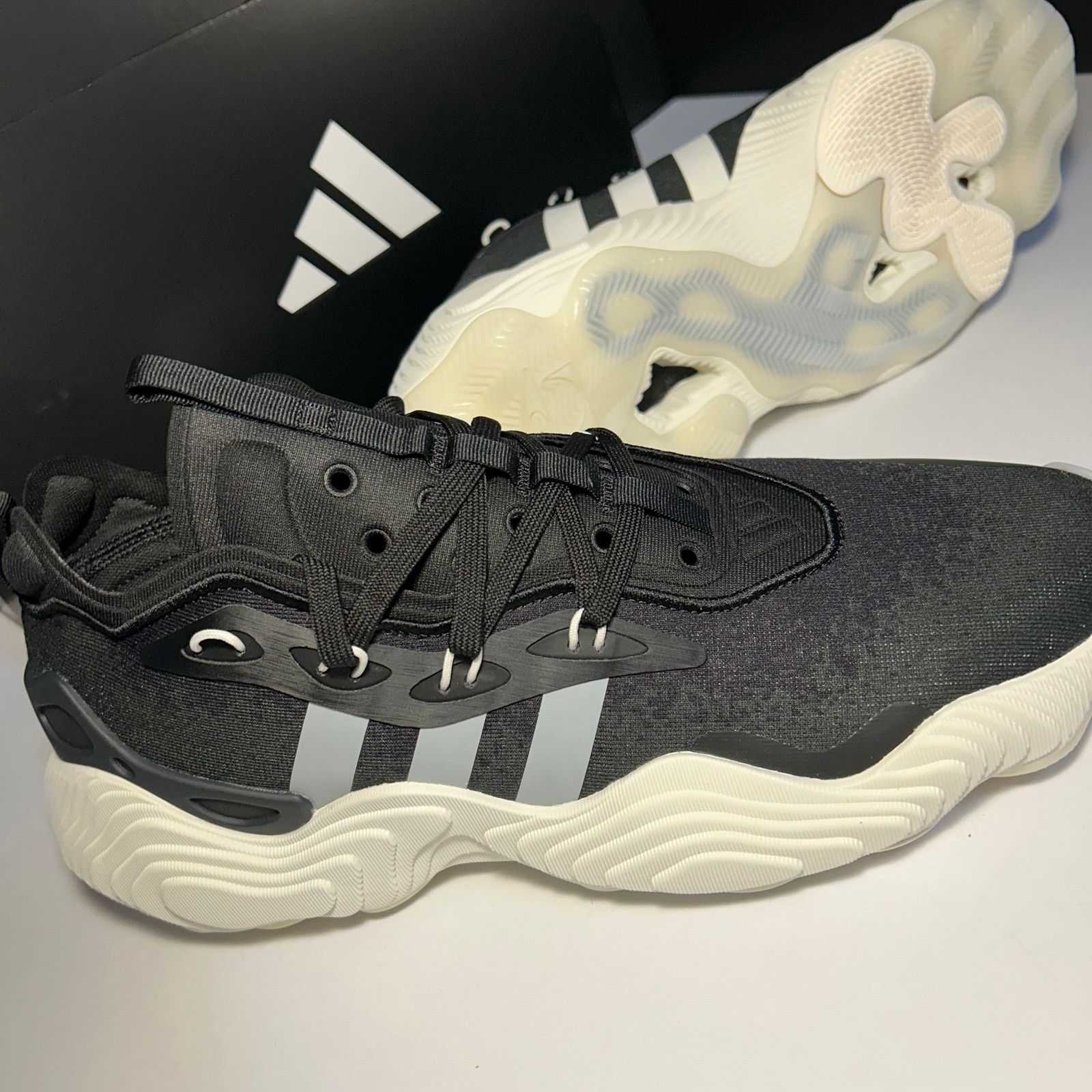Adidas adidas Trae Young 3 Basketball Shoes Black M13 W14 IE9362 Size US 13 / EU 46 - 3 Thumbnail
