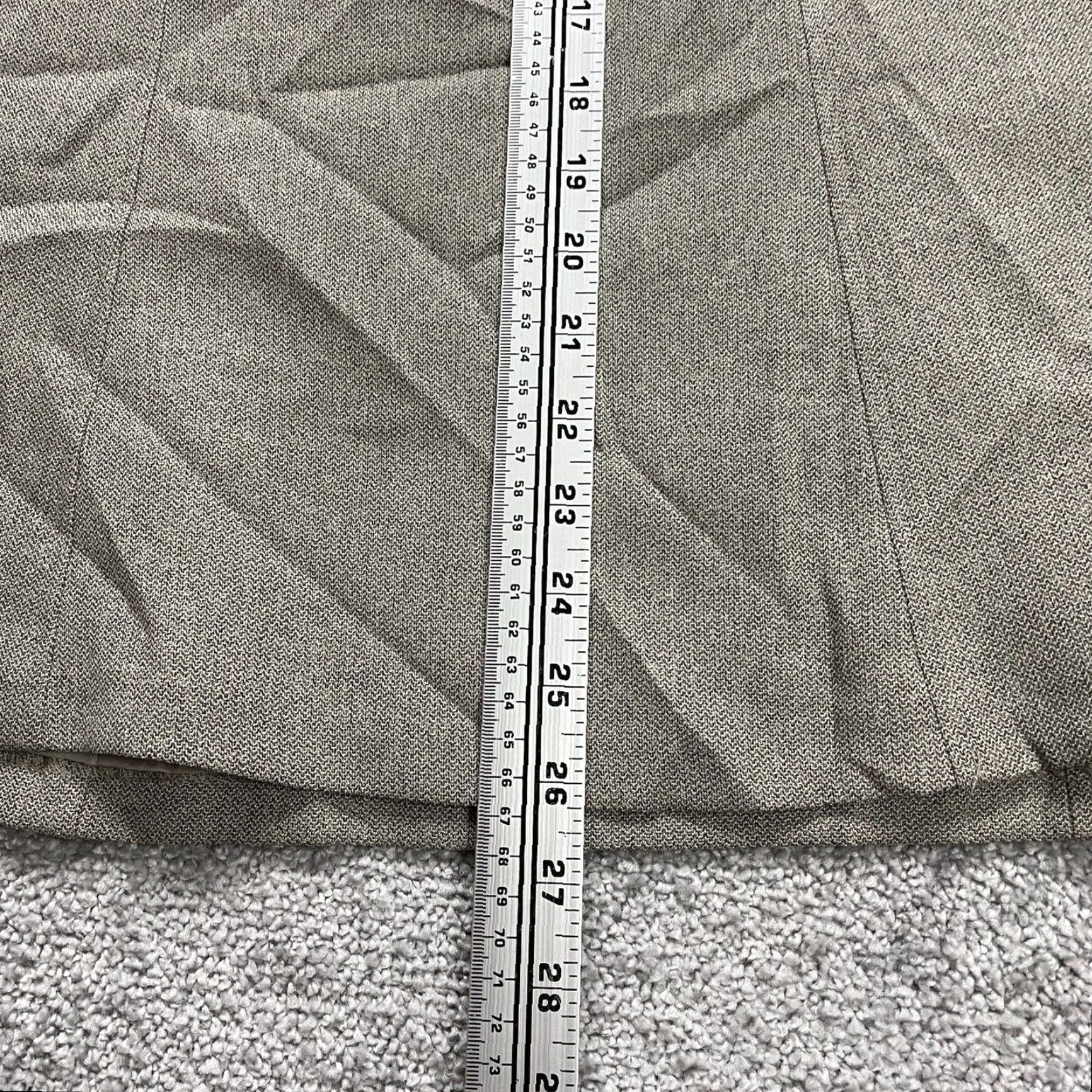 Evan Picone Evan Picone Skirt A-Line Midi Womens Small Taupe Side Zip Lined Work Office Vintage? No (No) Size 42" / US 20 - 7 Thumbnail
