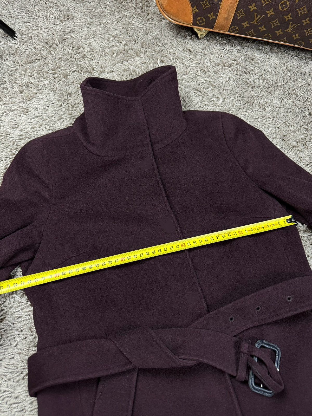 Burberry Wool coat trench Burberry original streetwear luxury item Size S / US 4 / IT 40 - 5 Thumbnail