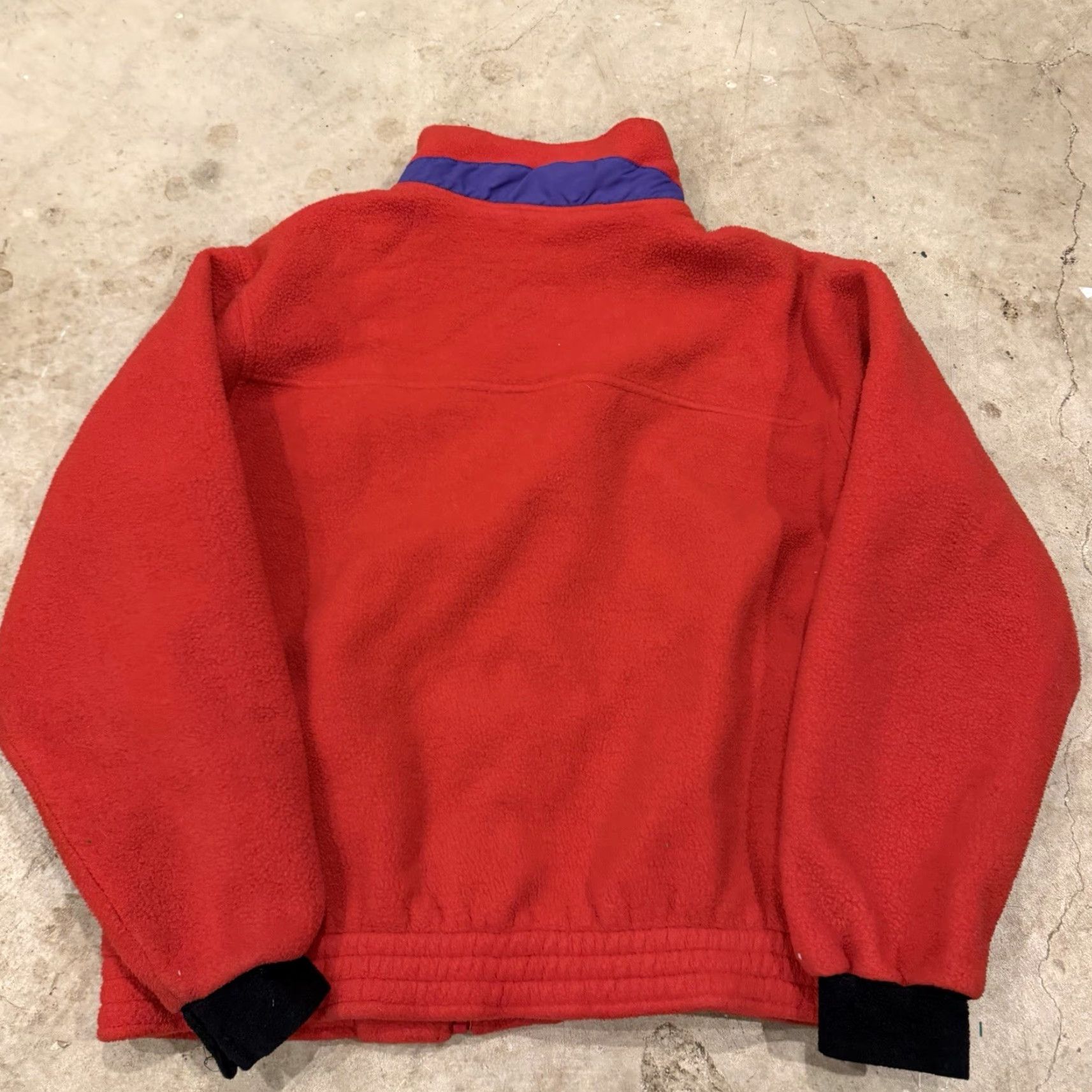 Vintage VINTAGE L.L. BEAN Fleece Jacket Snap Pocket Full Zip XL Mens Red 90s Outdoor Windbreaker Size US XL / EU 56 / 4 - 2 Thumbnail