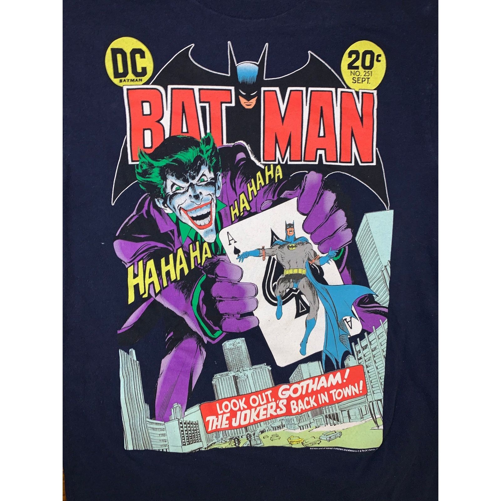 DC Comics × Other × Vintage Vtg Batman #251 Joker Five Way Revenge T Shirt DC Comics S Size US S / EU 44-46 / 1 - 1 Thumbnail