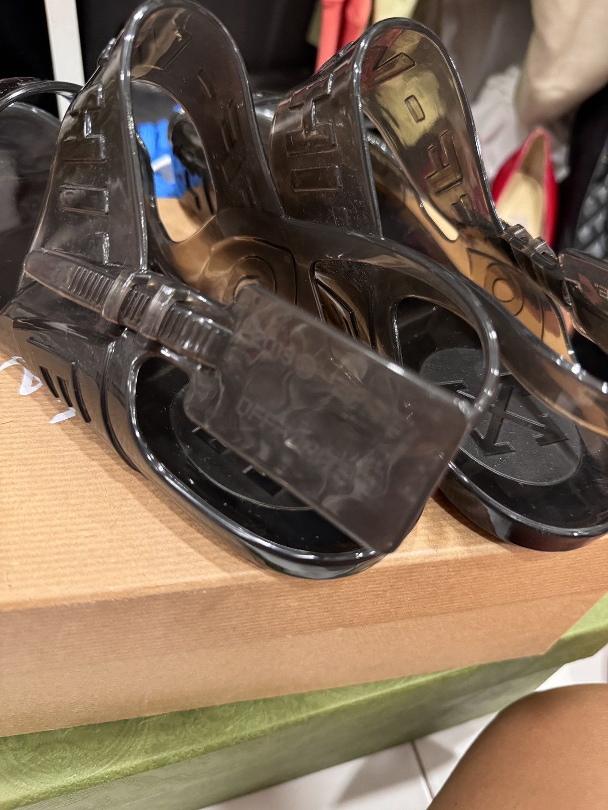 Off-White Off White Flat Jelly Sandals Size US 11 / IT 41 - 5 Thumbnail