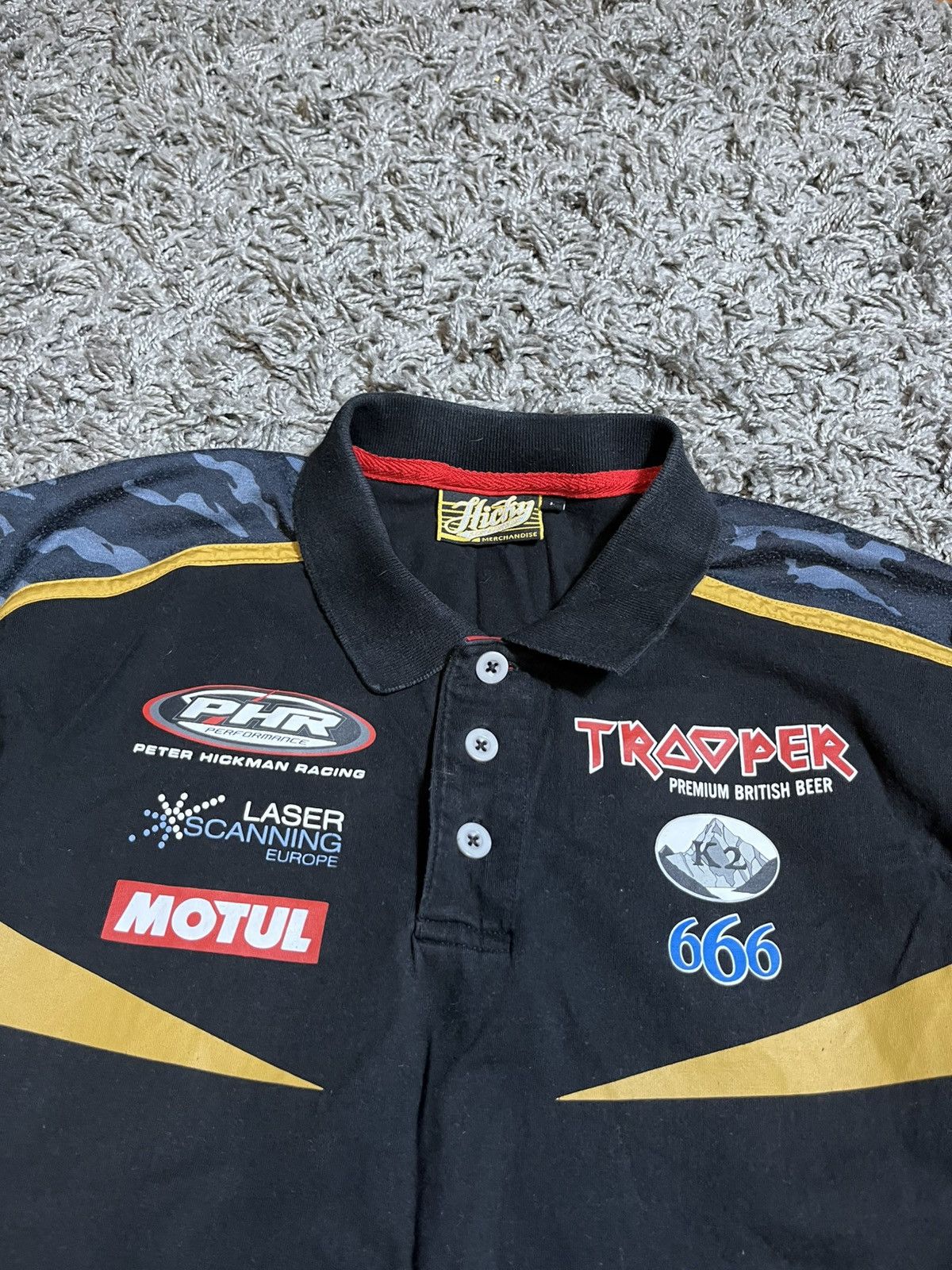 Iron Maiden IRON MAIDEN 666 TROOPER RACING COTTON POLO T-SHIRT Size US L / EU 52-54 / 3 - 2 Thumbnail