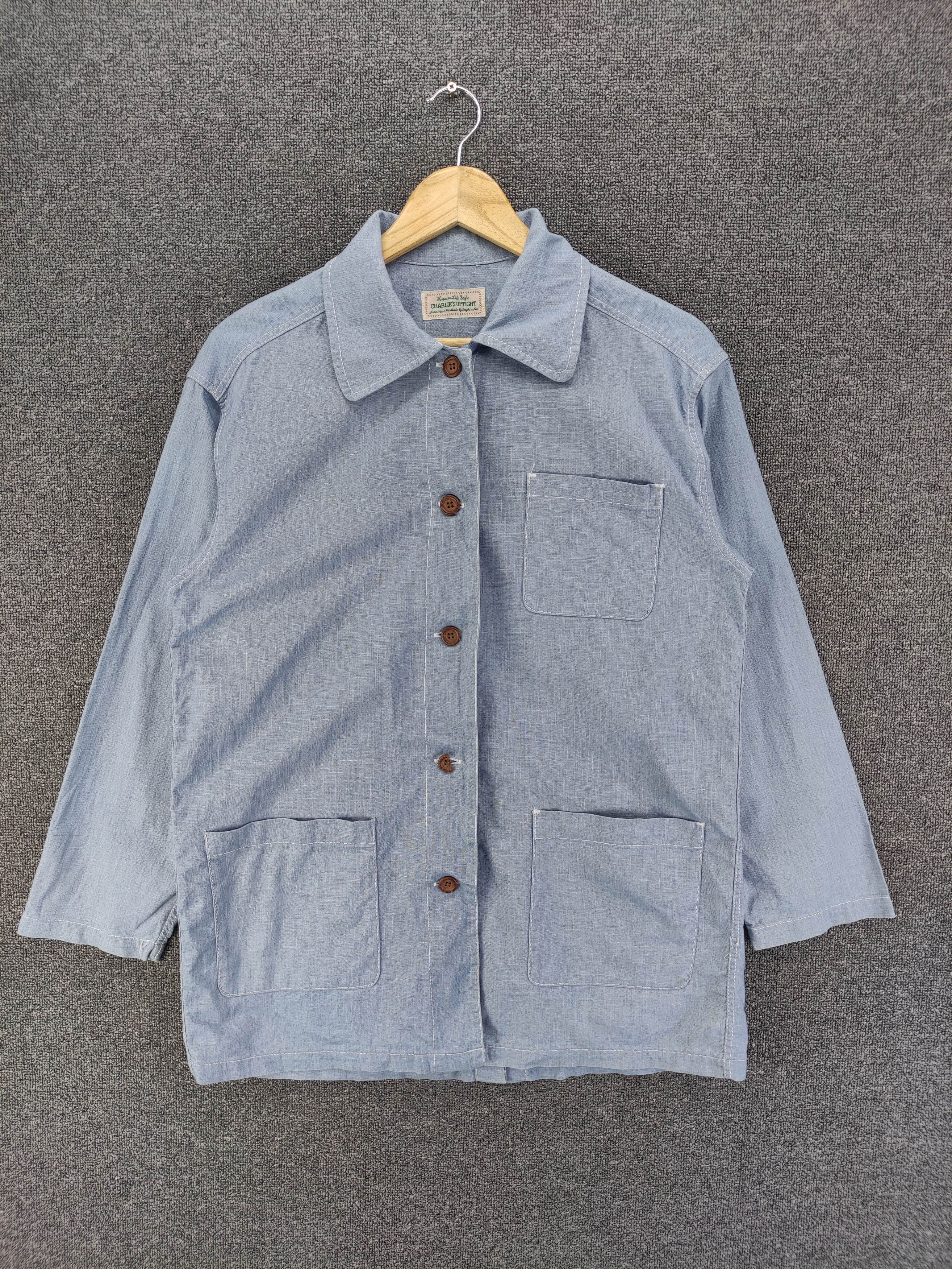 Vintage Vintage Charlies Uptight Style Chore Button Up Size US M / EU 48-50 / 2 - 1 Thumbnail