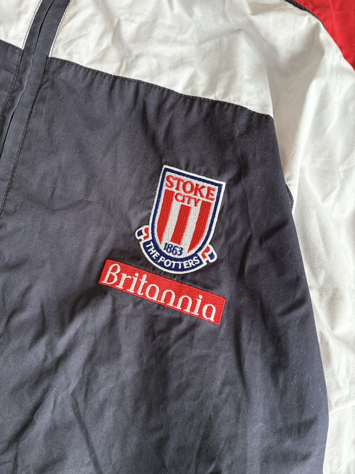 Vintage Le Coq Sportif Vintage 2000s Stoke City Training Jacket Size US L / EU 52-54 / 3 - 2 Thumbnail
