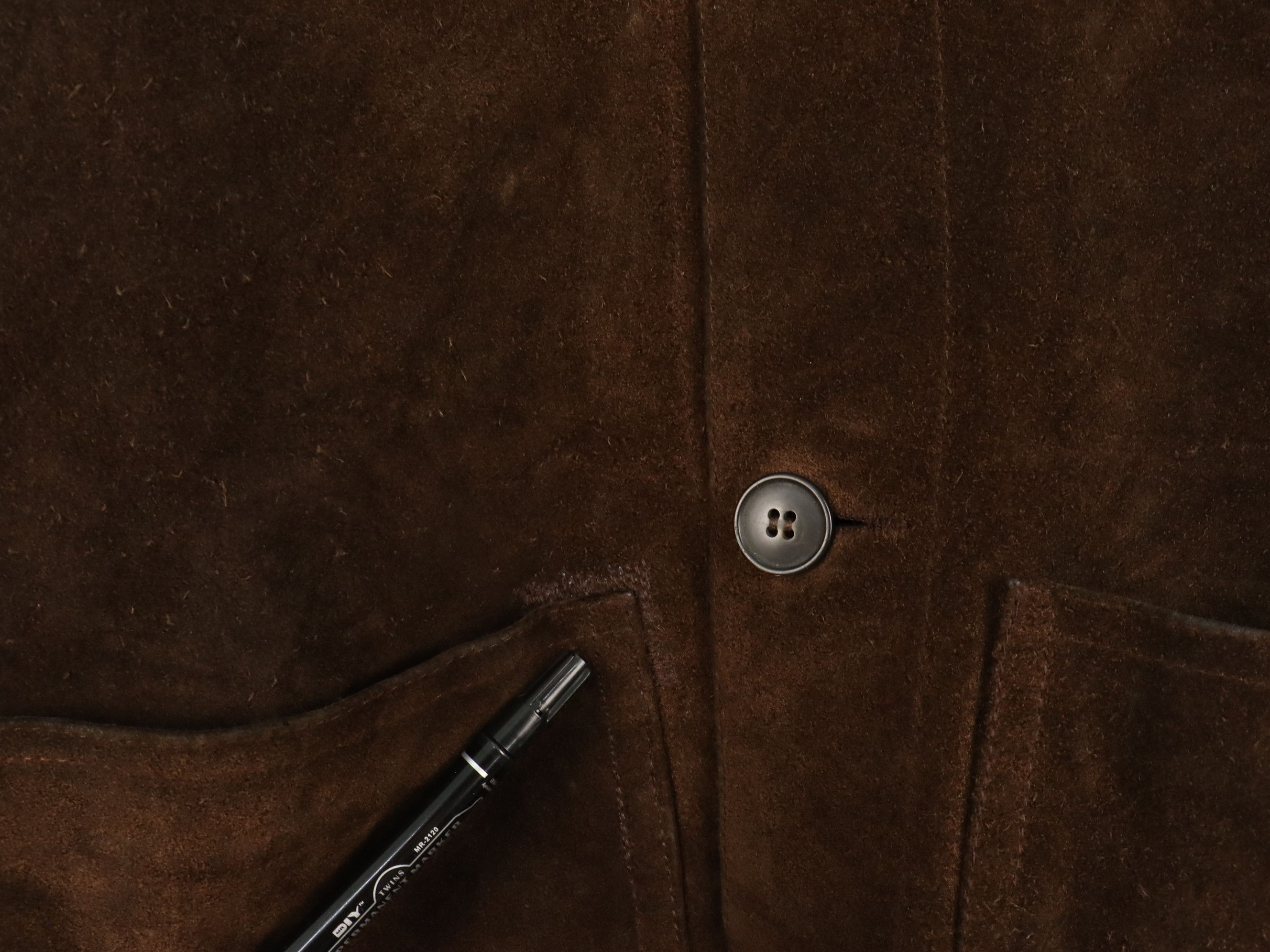 A.P.C. A.P.C. Suede Leather Workwear Coat Jacket Size US M / EU 48-50 / 2 - 8 Thumbnail