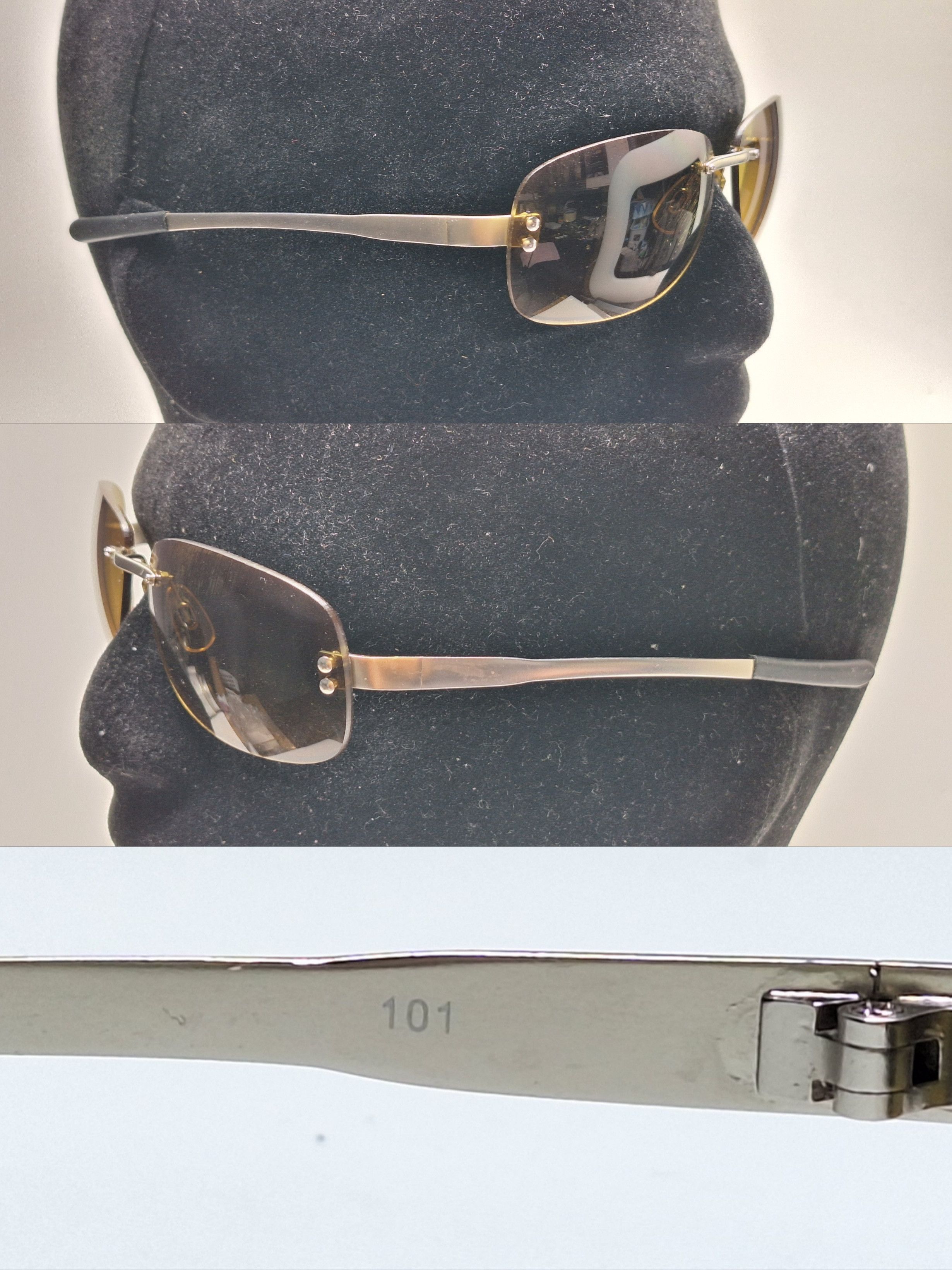 Vintage 00s Japan Vintage Rimless Tint Sunglasses 101 Size ONE SIZE - 8 Thumbnail