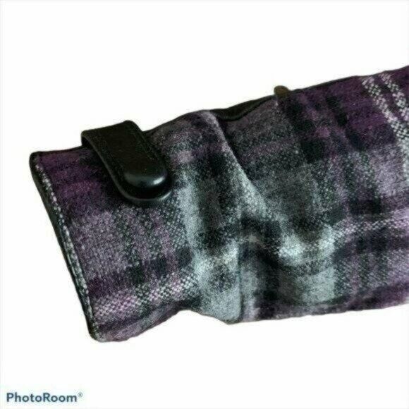 Other Leather and Tartan Gloves Sz M Size ONE SIZE - 7 Thumbnail
