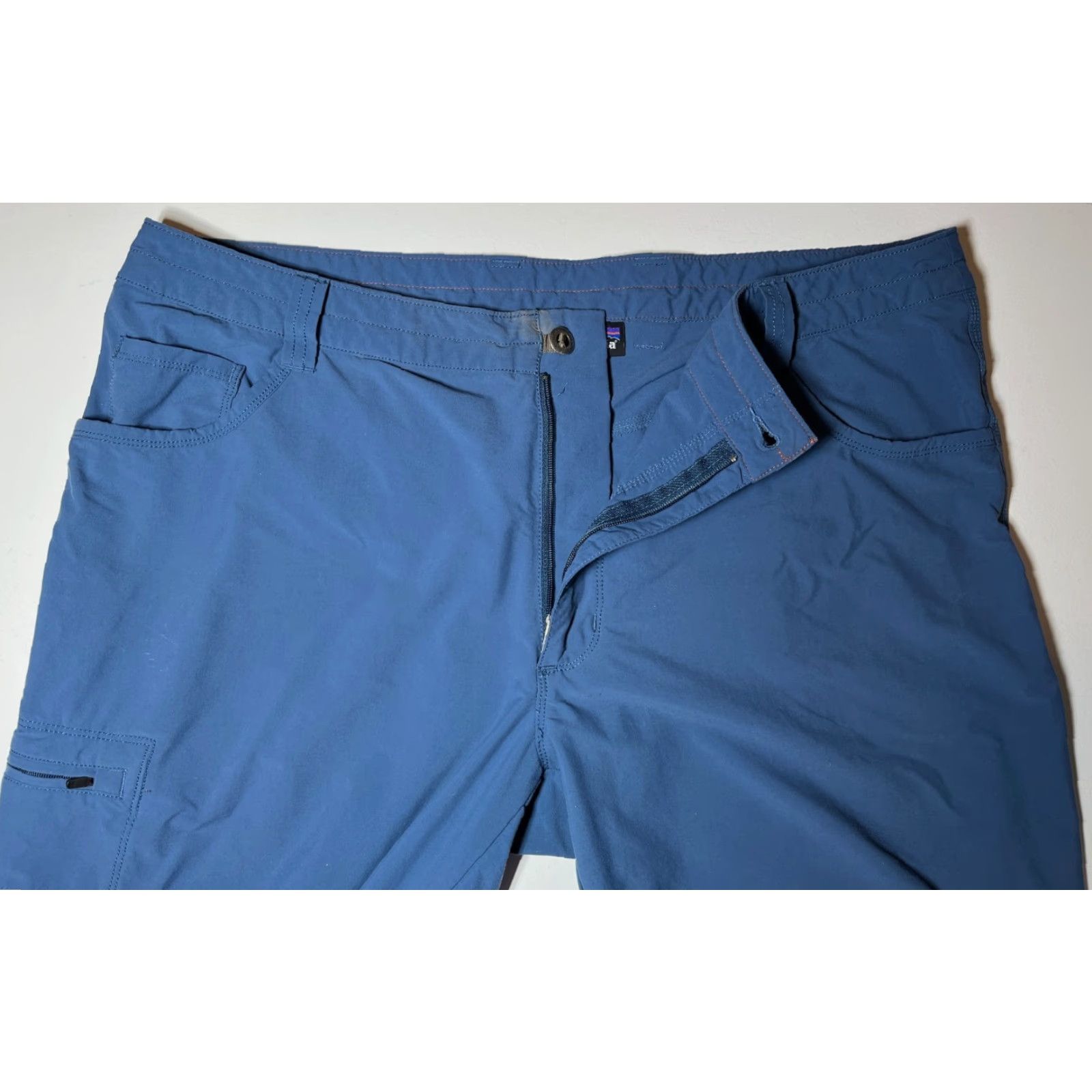 Patagonia Patagonia Men's Quandary Pants 55175 Hiking Outdoors Size 40 Blue Cotton Blend 31.5in Inseam Regular Pants Mens Size US 40 / EU 56 - 5 Thumbnail