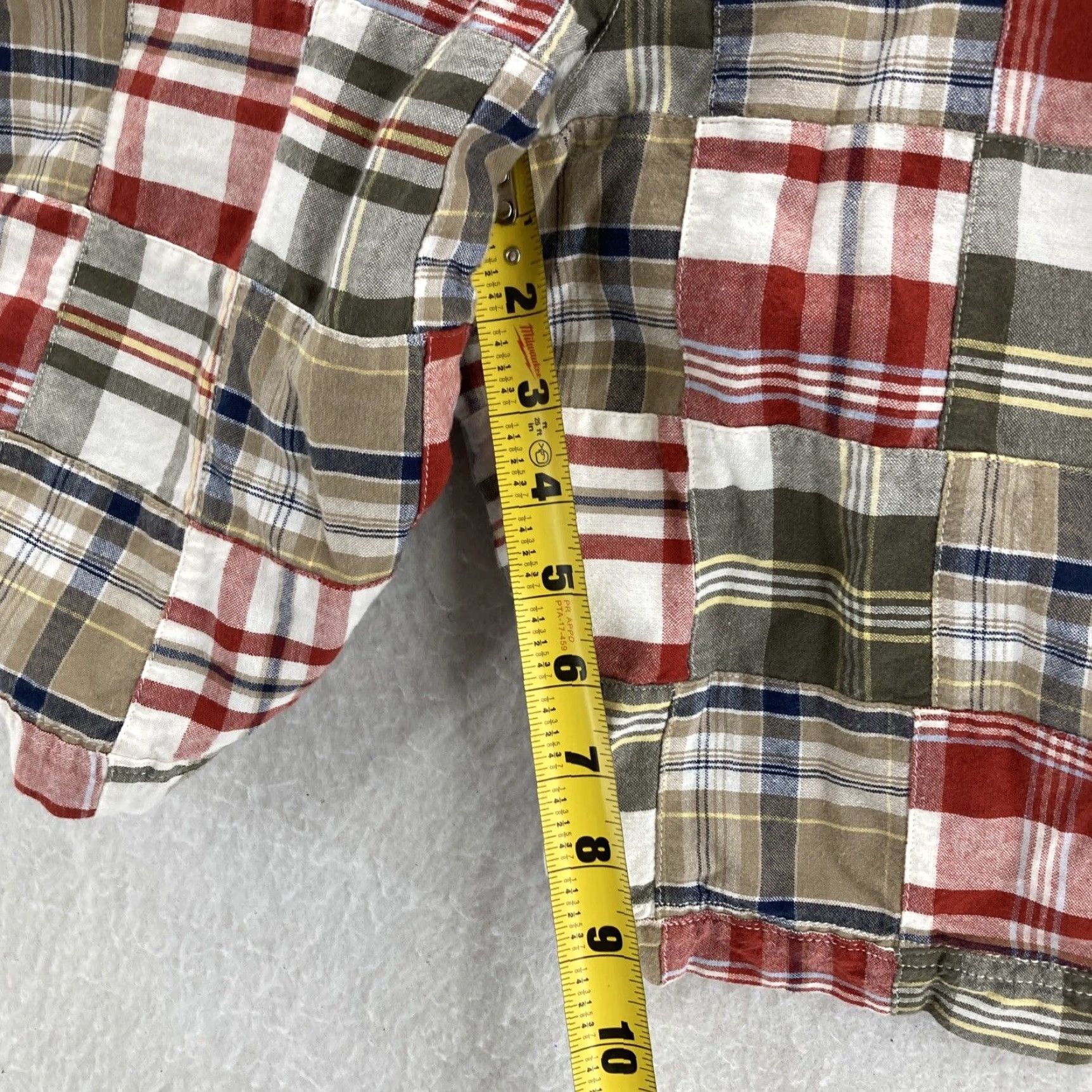 Izod IZOD Mens Shorts 36 Patchwork Plaid 36 X 9 Casual Cotton Multicolor Outdoor Mens Size US 36 / EU 52 - 5 Thumbnail