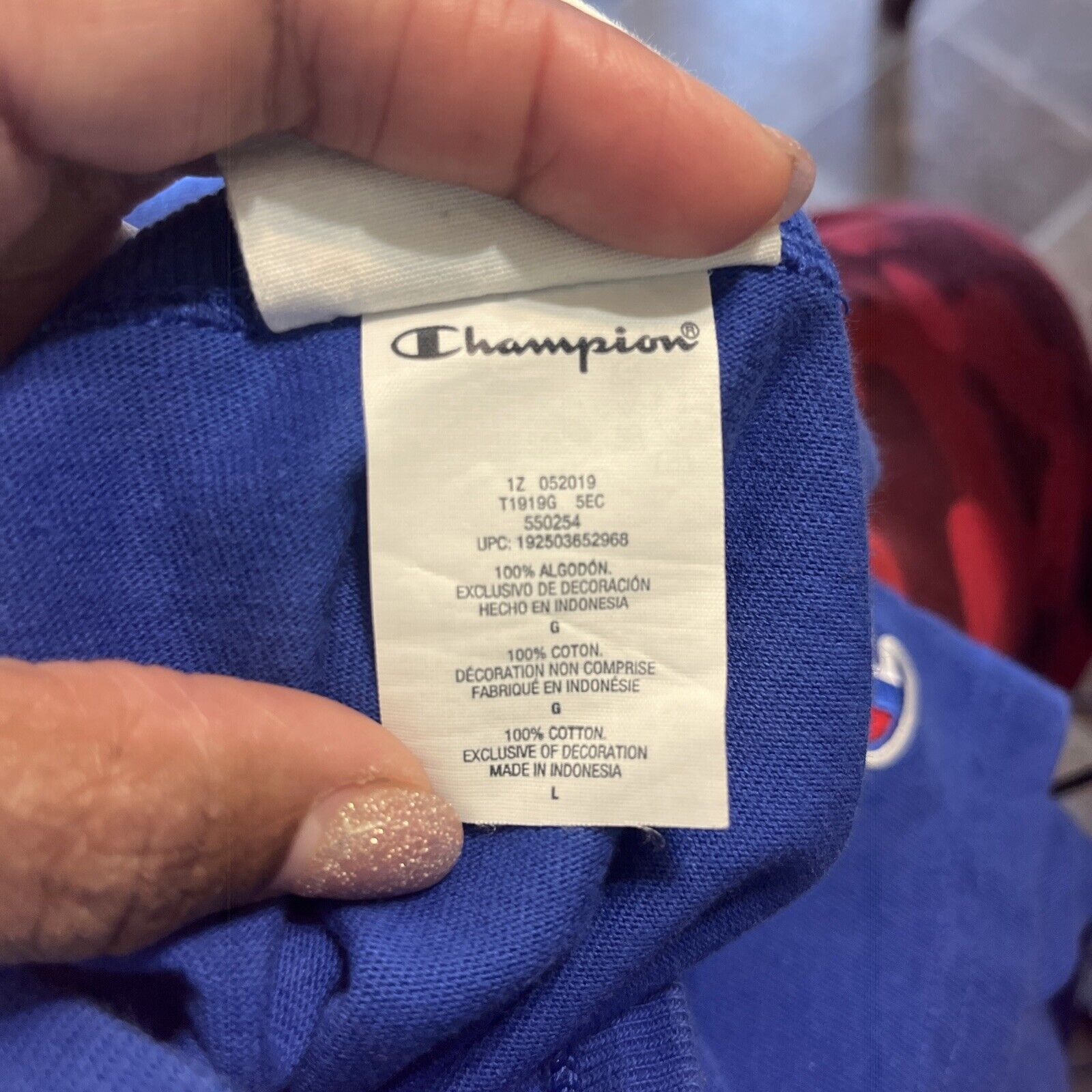 Champion Vintage Champion Shirt Large Print Spellout Men's Large Size US L / EU 52-54 / 3 - 12 Thumbnail