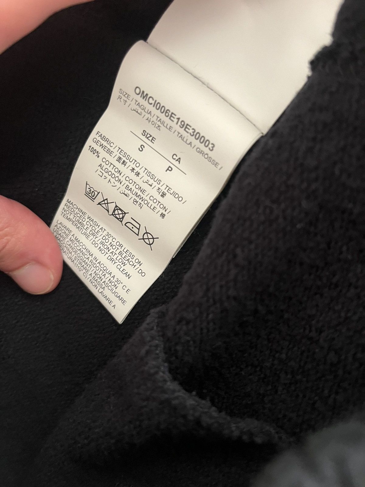 Off-White Unfinished Sweat Shorts Black/Silver Off-White Size US 28 / EU 44 - 7 Thumbnail