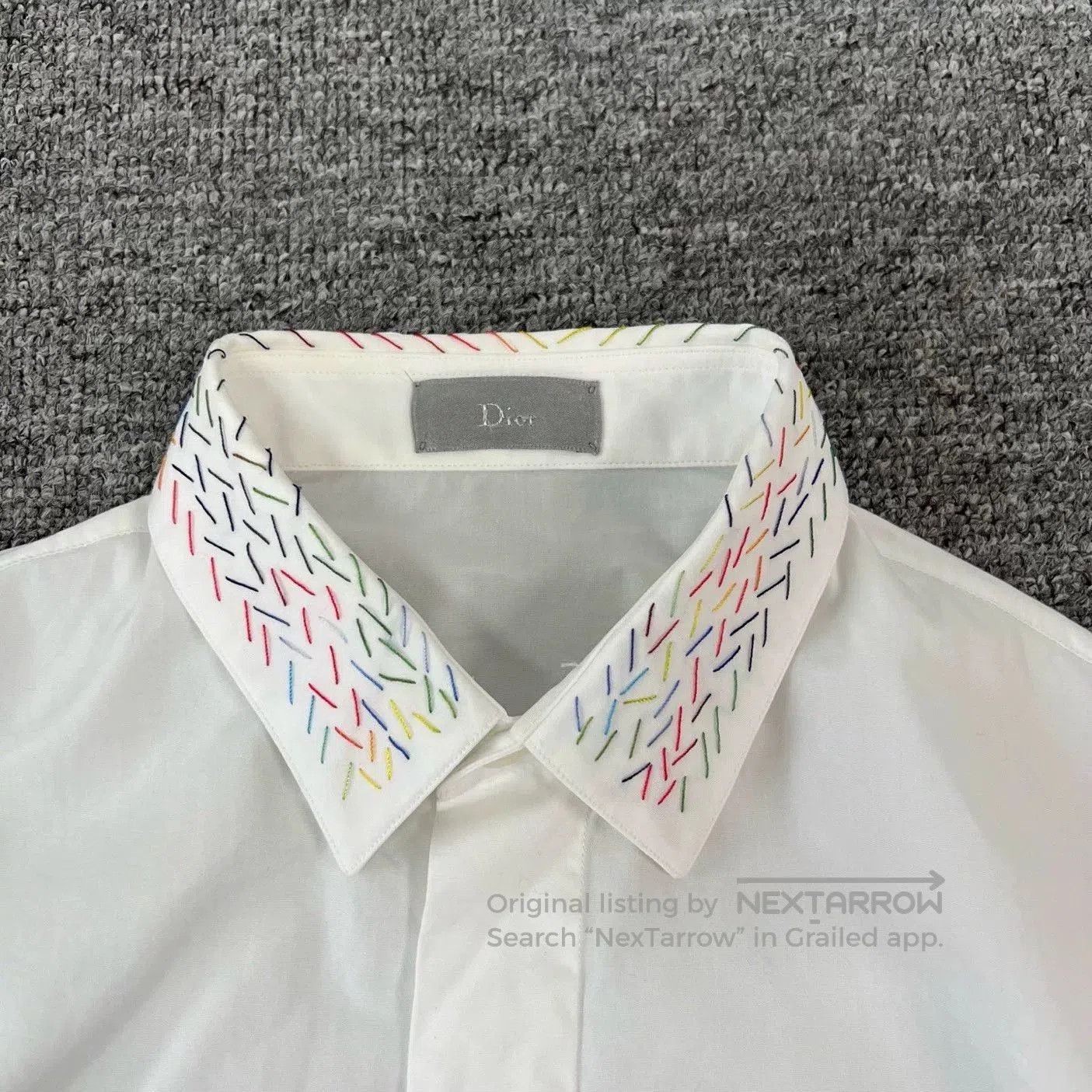 Dior Dior Limited Color Thread Collar Shirt. Size M / US 6-8 / IT 42-44 - 2 Thumbnail
