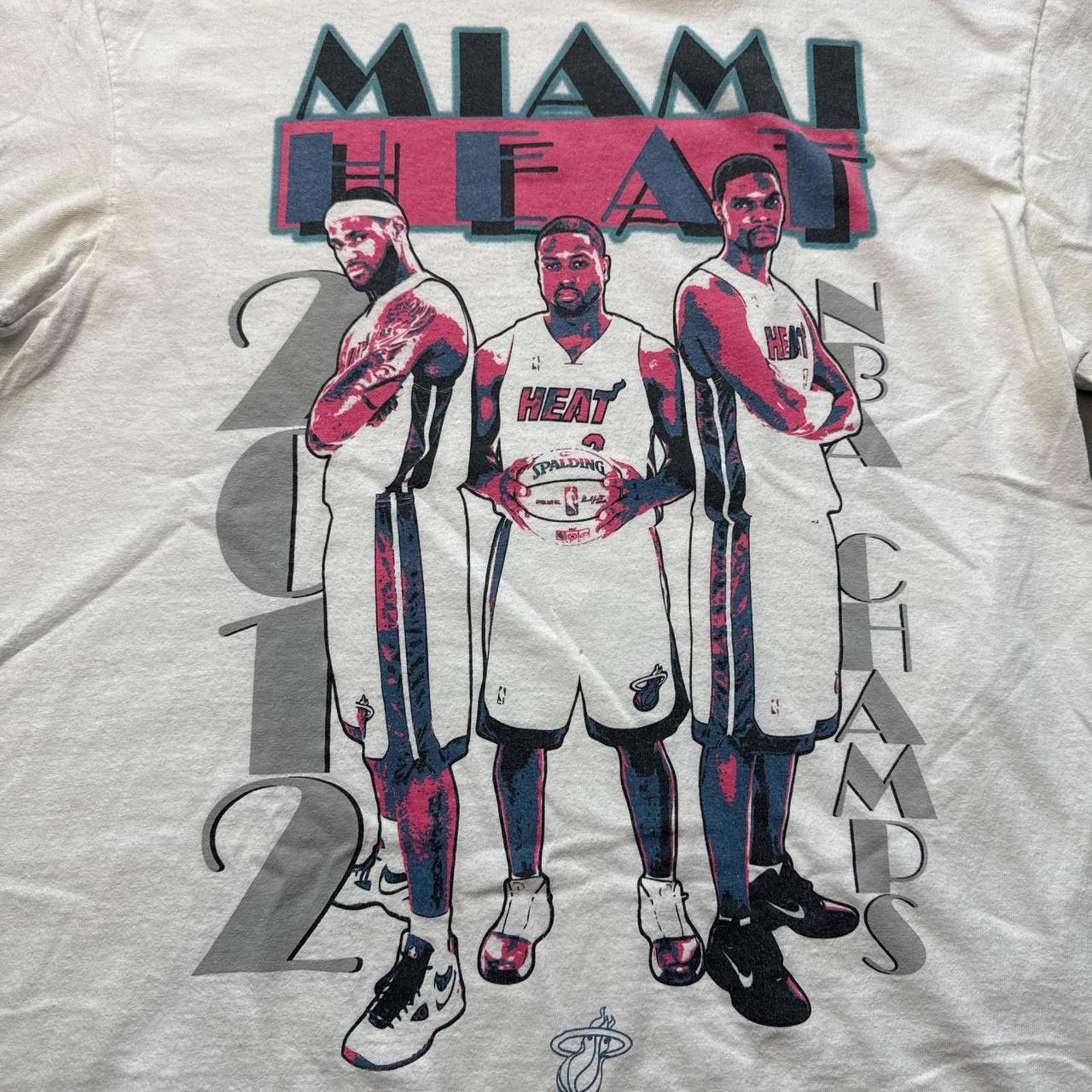 Miami Vice The Big Three 2012 Champions NBA Graphic T-Shirt
