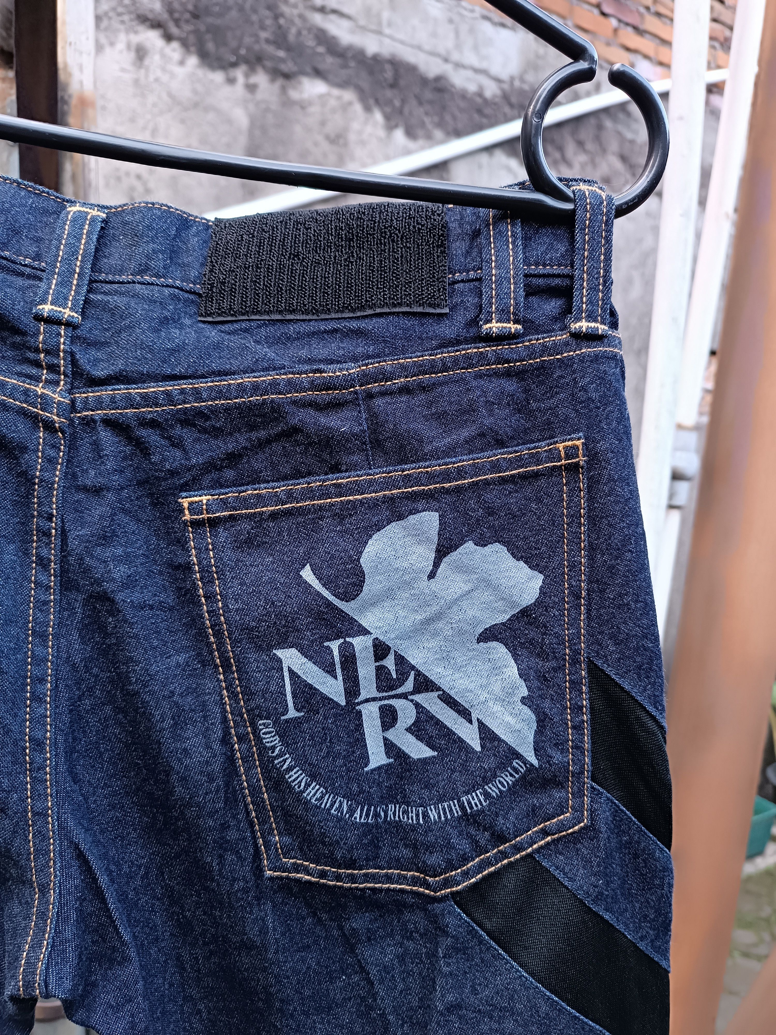 Anime 🔥 Limited Edition 🔥 Plugsuit Design Jeans Evangelion Size US 30 / EU 46 - 5 Thumbnail
