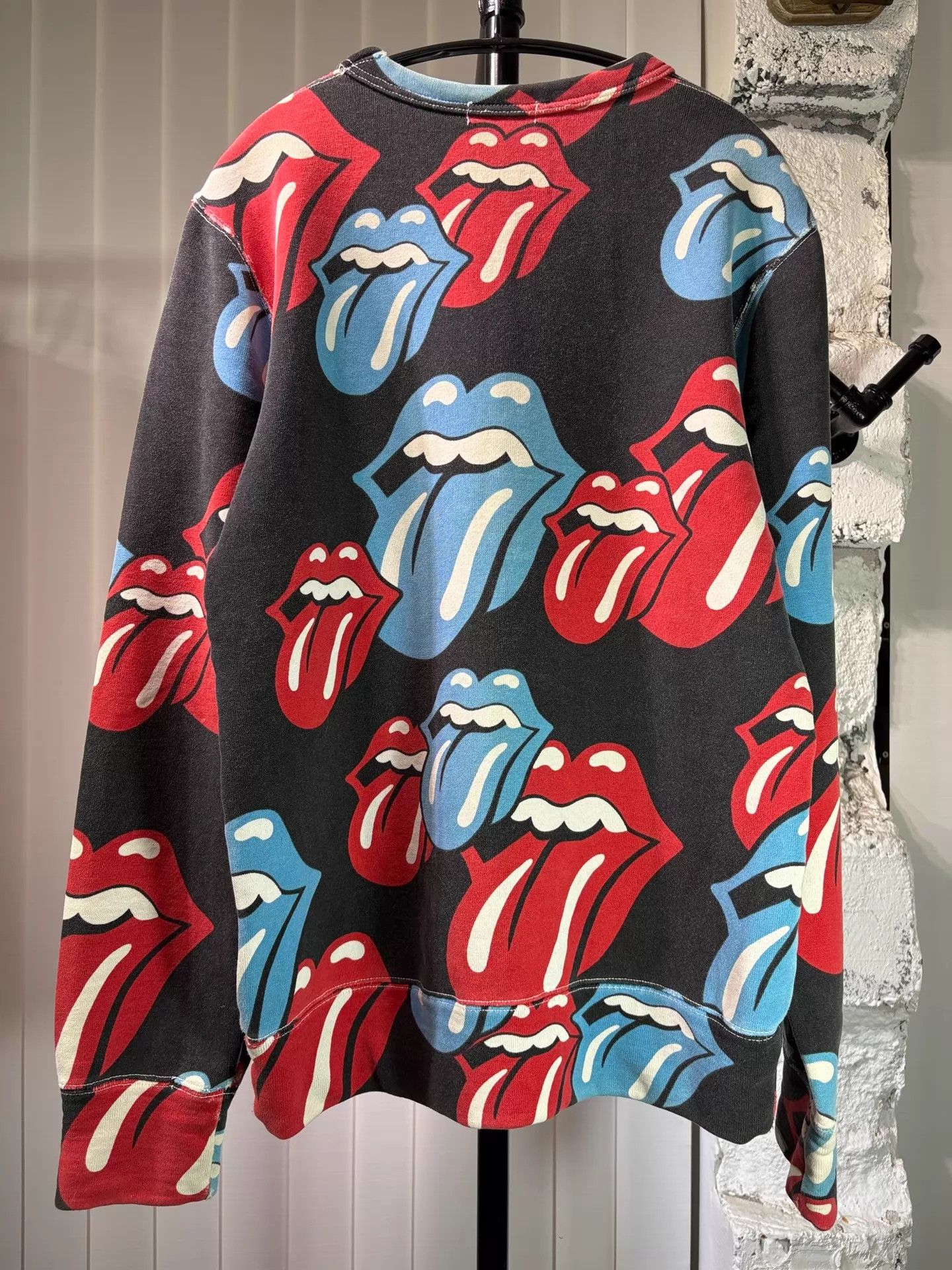 Comme des Garcons CDG Homme Plus 06SS Rolling Stone Black Patterned Hoodie Size US S / EU 44-46 / 1 - 2 Thumbnail
