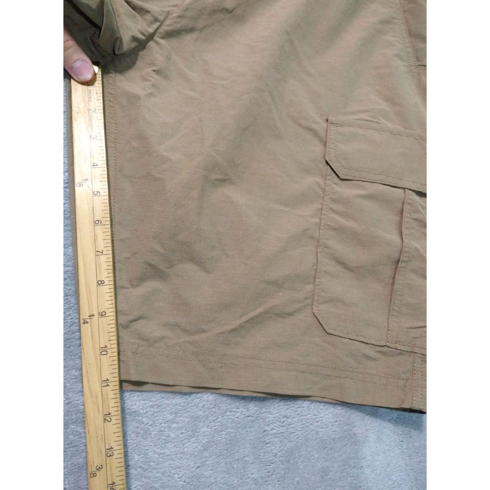 Eddie Bauer Eddie Bauer Shorts Mens 38 Beige Travex Cargo High Rise Hiking Outdoor Nylon Cargo Pocket Size US 38 / EU 54 - 5 Thumbnail