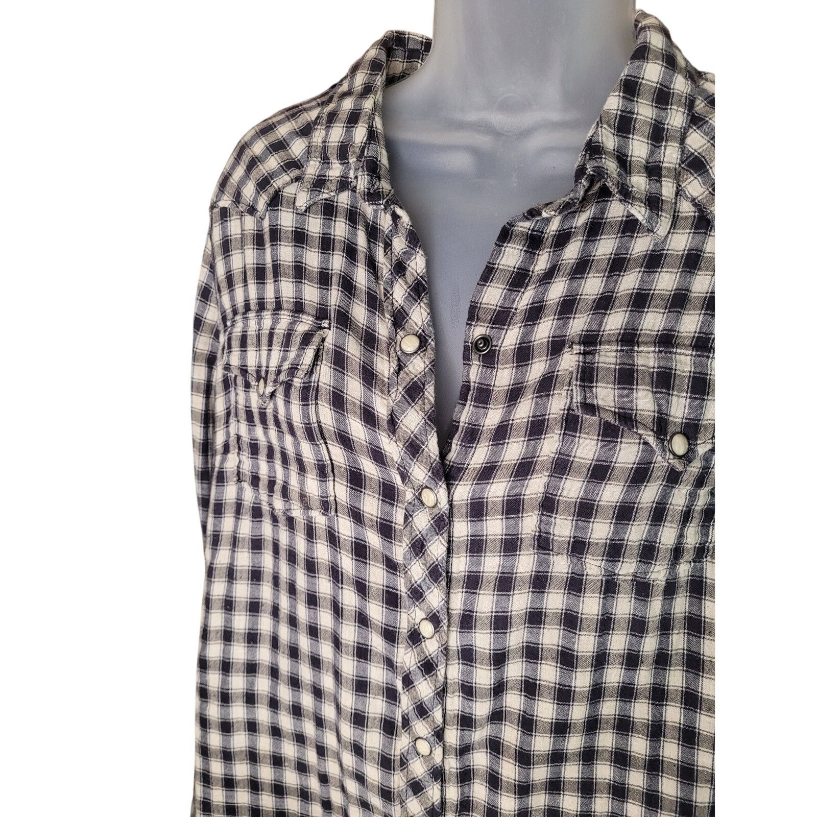Lucky Brand Lucky Brand Long Sleeve Womens Shirt SZ XL Size XL / US 12-14 / IT 48-50 - 2 Thumbnail