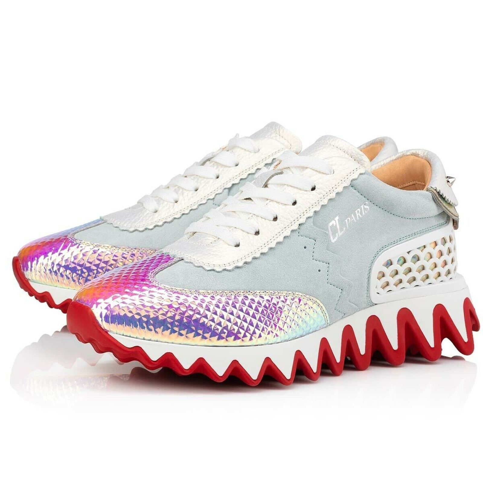 Christian Louboutin Loubishark Donna Flat Maya AB Platform Low Top Sneaker 40.5 Size US 10.5 / IT 40.5 - 1 Thumbnail