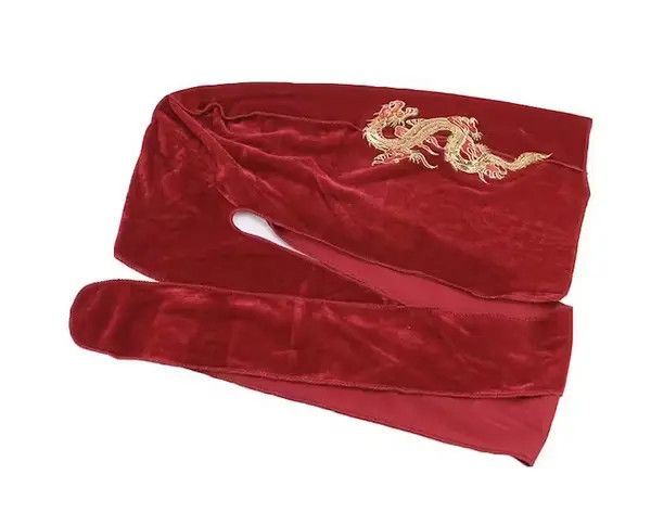 Japanese Brand Dragon Pattern Velvet Durag Size ONE SIZE - 2 Thumbnail