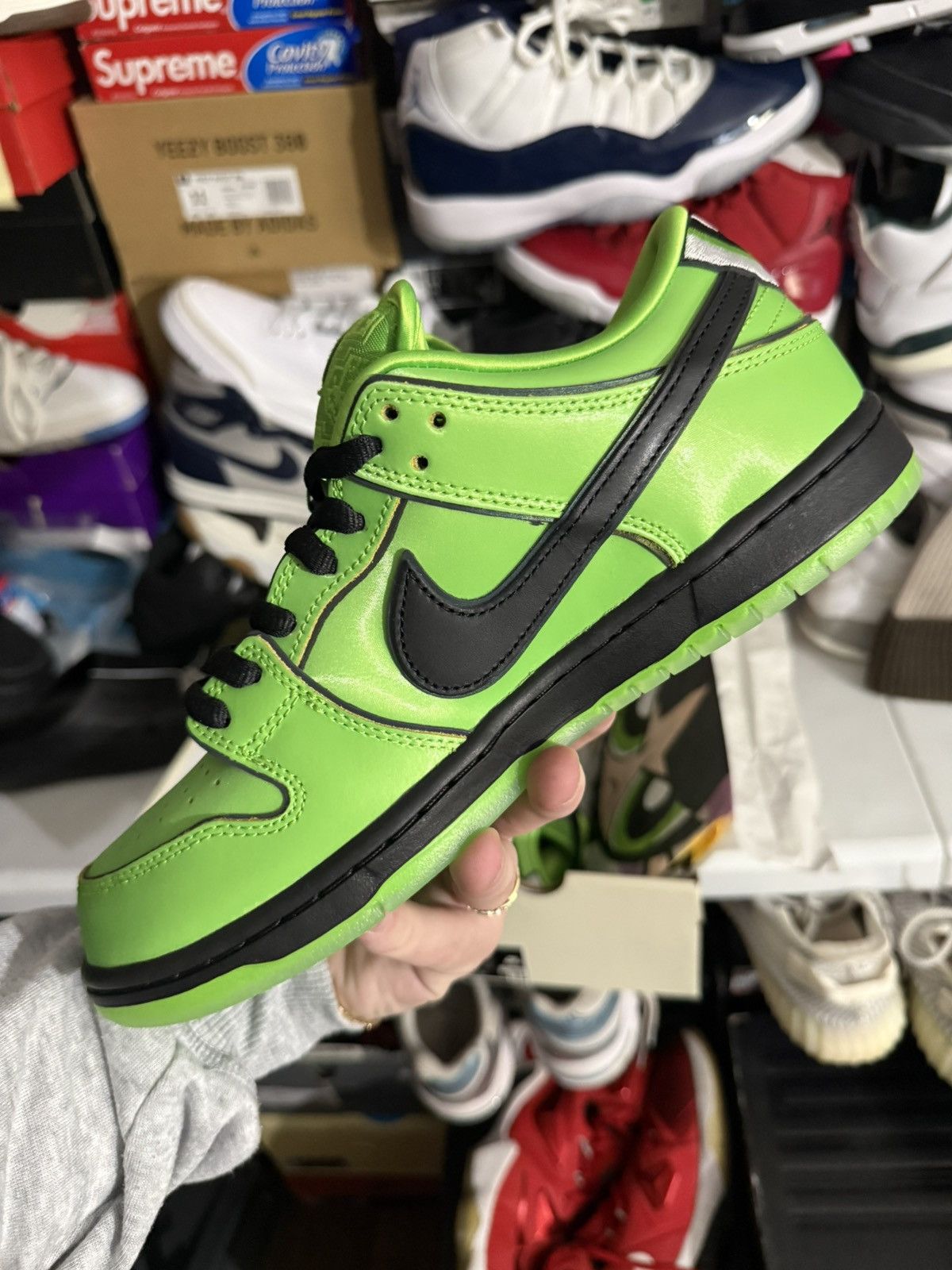 Nike Nike dunk low sb powerpuff butter cup sz 8.5 Size US 8.5 / EU 41-42 - 3 Thumbnail