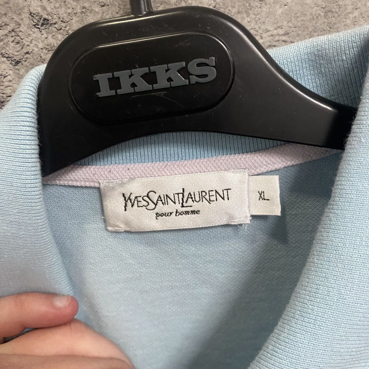 Yves Saint Laurent Vintage Y2K Yves Saint Laurent YSL Polo Shirt Big Logo Size US XL / EU 56 / 4 - 11 Thumbnail