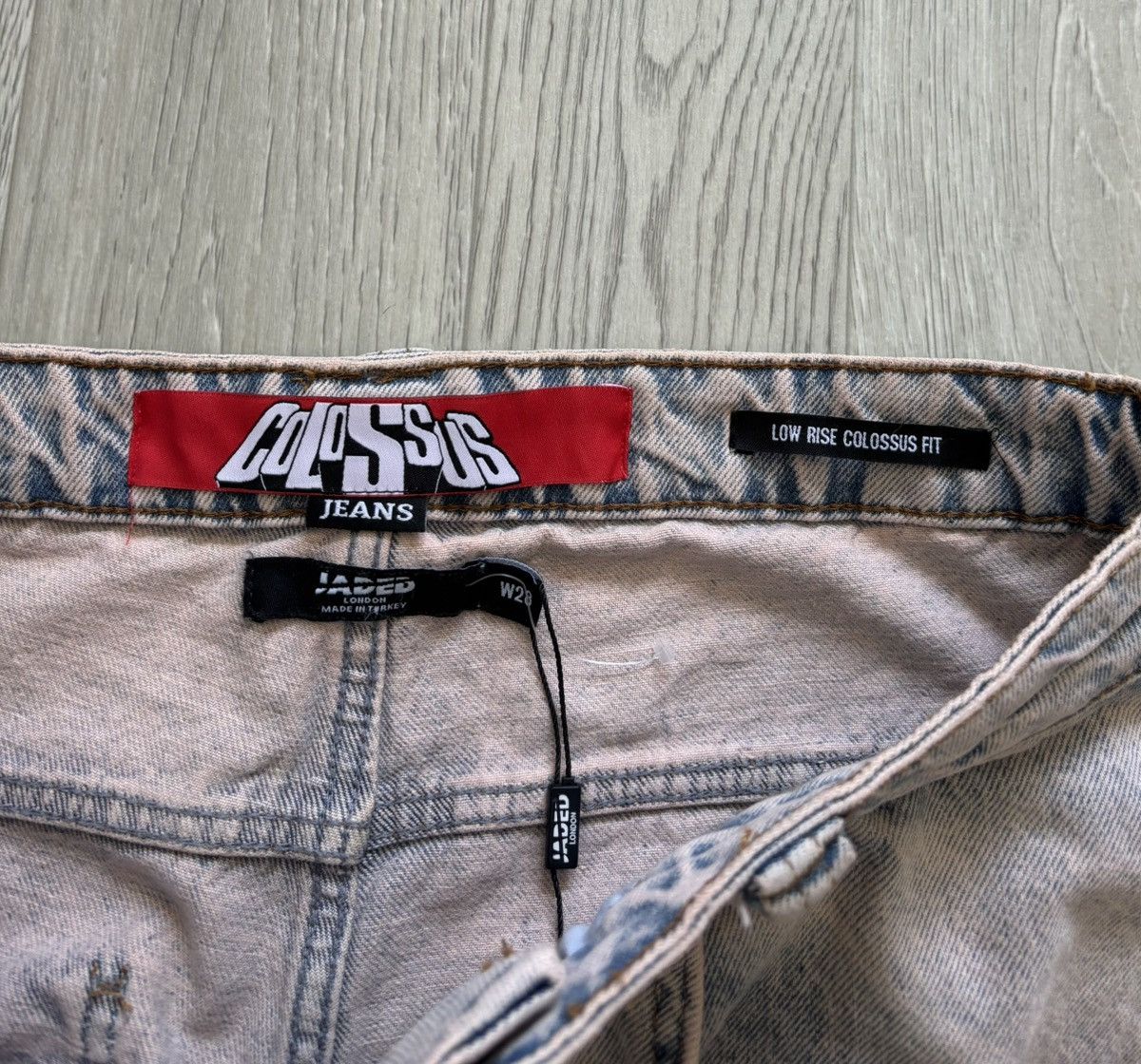 Jaded London × Vintage Baggy Jeans Colossus Jaded London Fit Low Rise Size US 28 / EU 44 - 4 Thumbnail
