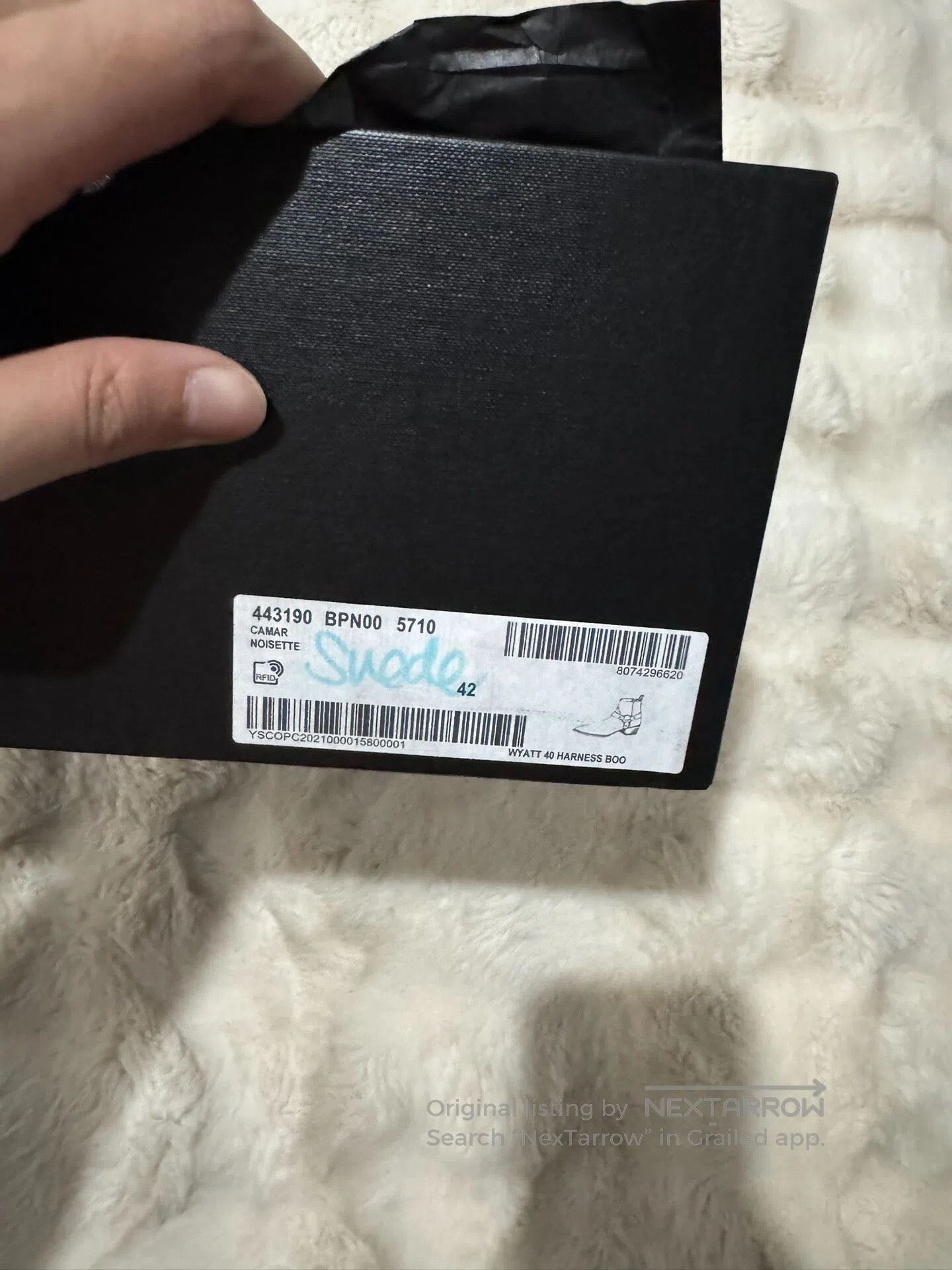 Saint Laurent Paris Saint Laurent Paris Suede Chelsea boots with buckle men's Size US 9 / EU 42 - 9 Thumbnail