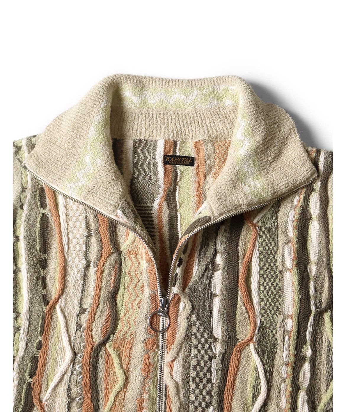 Kapital Kapital 7G Knit GAUDY Half Zip Vest size 3 Size US L / EU 52-54 / 3 - 4 Thumbnail