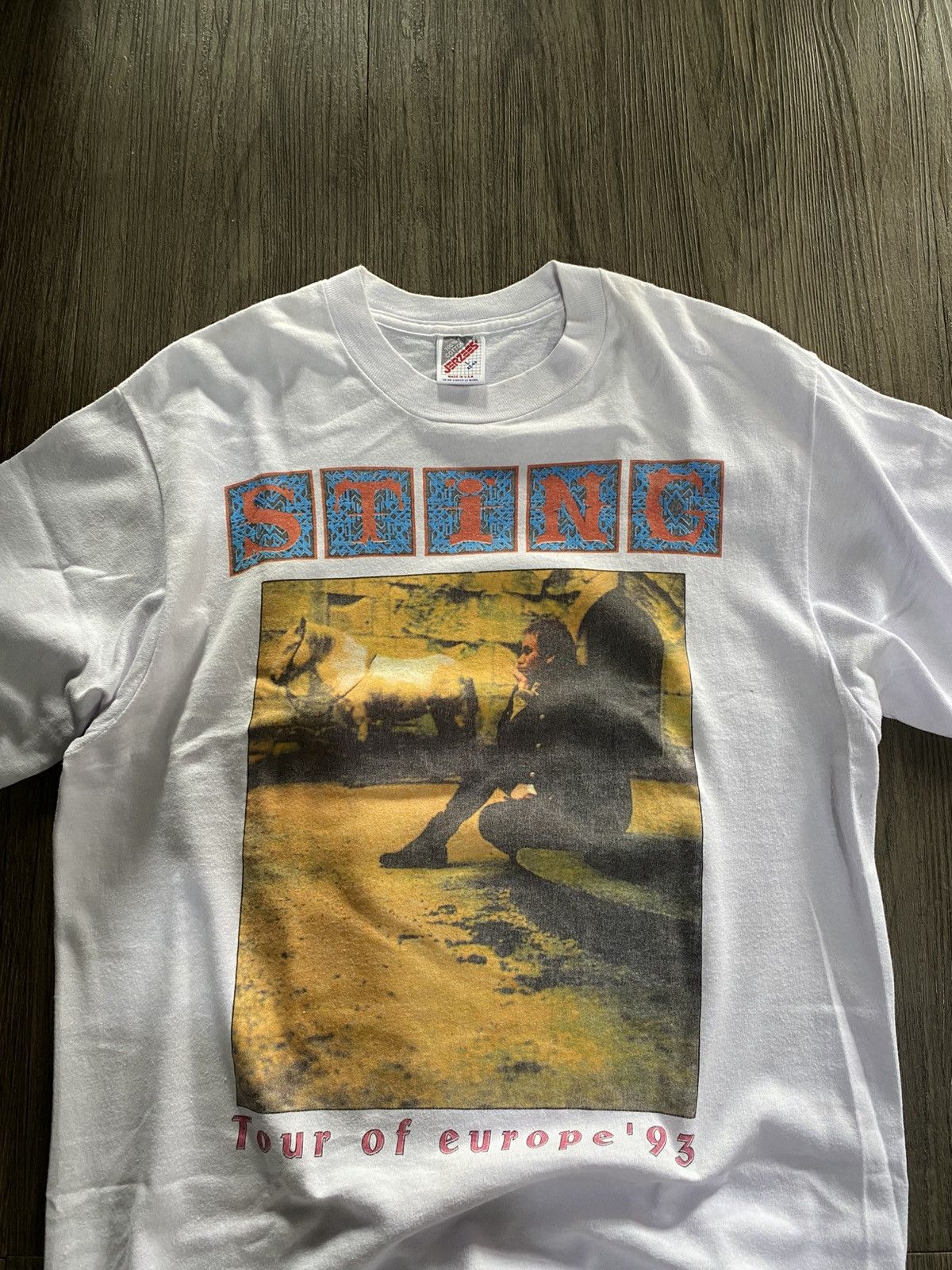 Band Tees vintage sting tour 93' Size US L / EU 52-54 / 3 - 5 Thumbnail