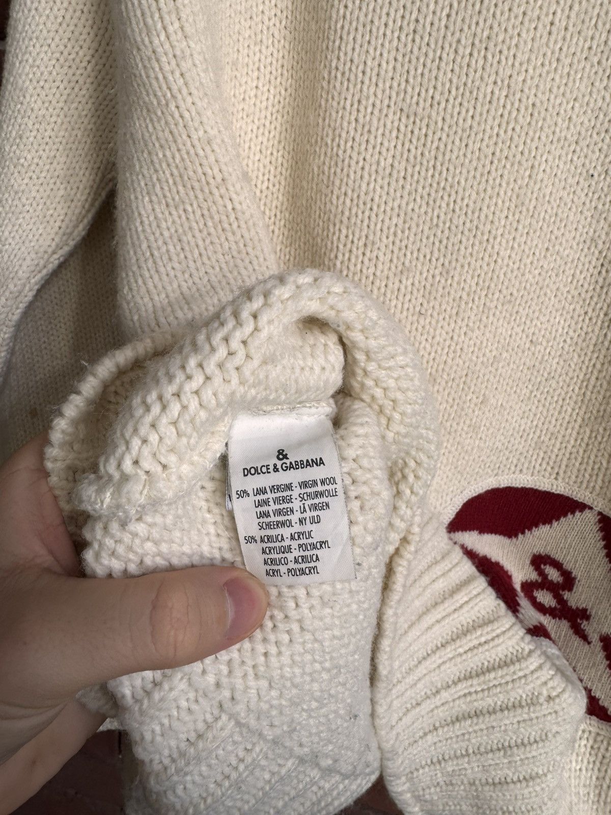 Dolce & Gabbana Vintage Dolce & Gabbana D&G Star Wool Turtleneck Sweater Size US M / EU 48-50 / 2 - 14 Thumbnail