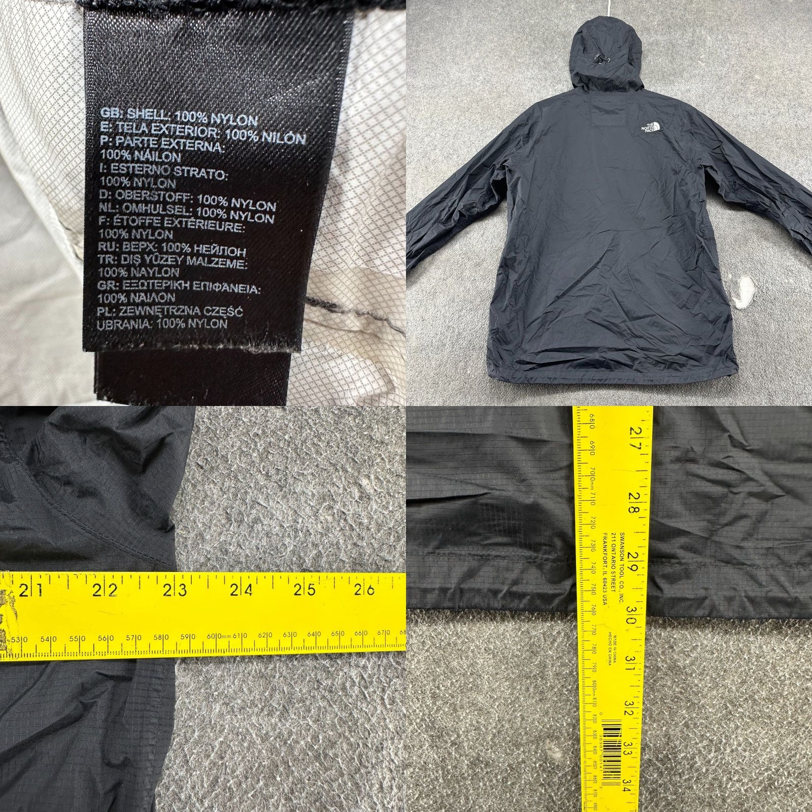 The North Face **North Face Mens Black Hooded Rain Jacket** User: North Face Mens Black Hooded Rain Jacket Hyvent 2.5L Shell Size US M / EU 48-50 / 2 - 8 Thumbnail