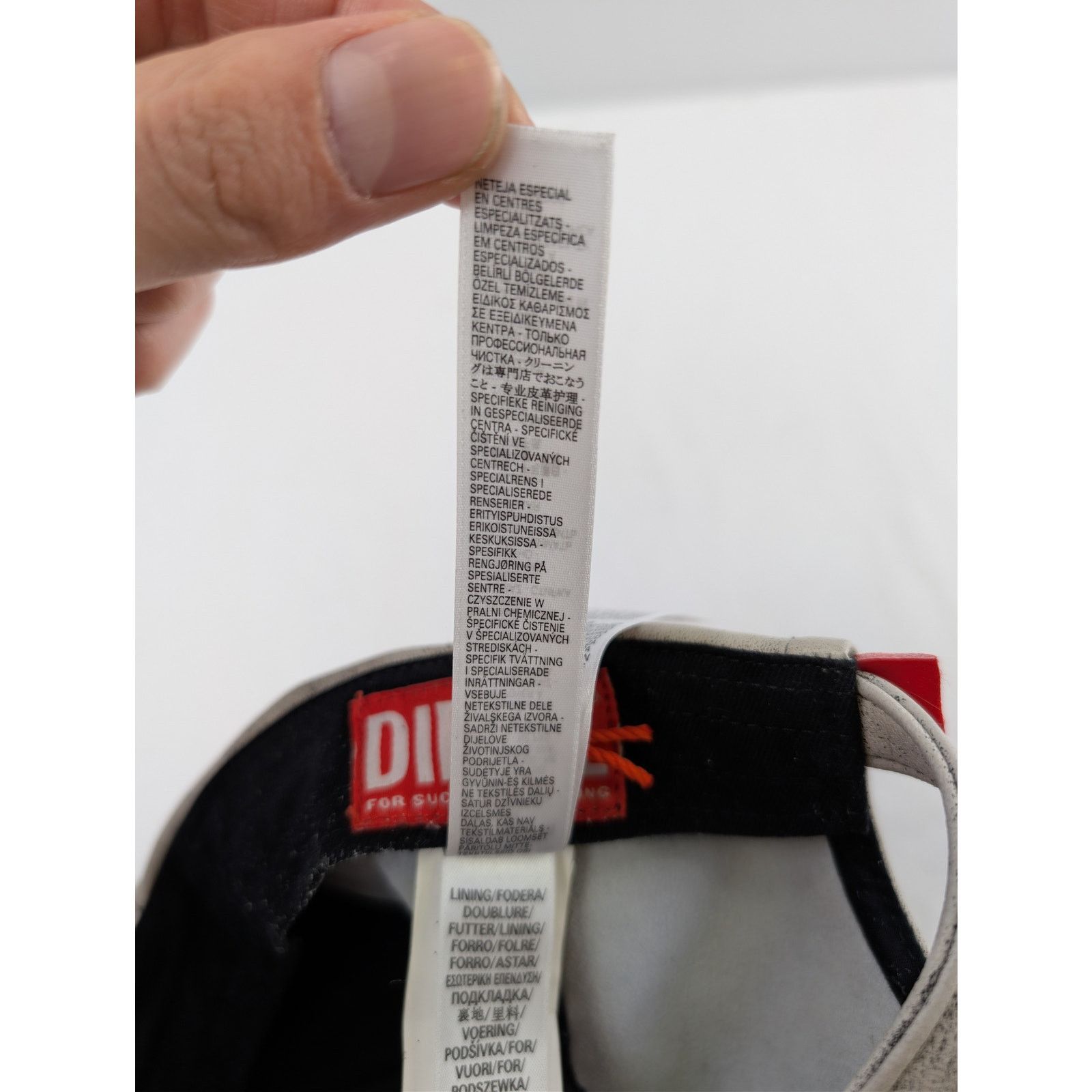 Diesel o1rshd1 Size: 2 / C-Olav Cappello Cap / Hat in Dirty Grey Size ONE SIZE - 15 Thumbnail