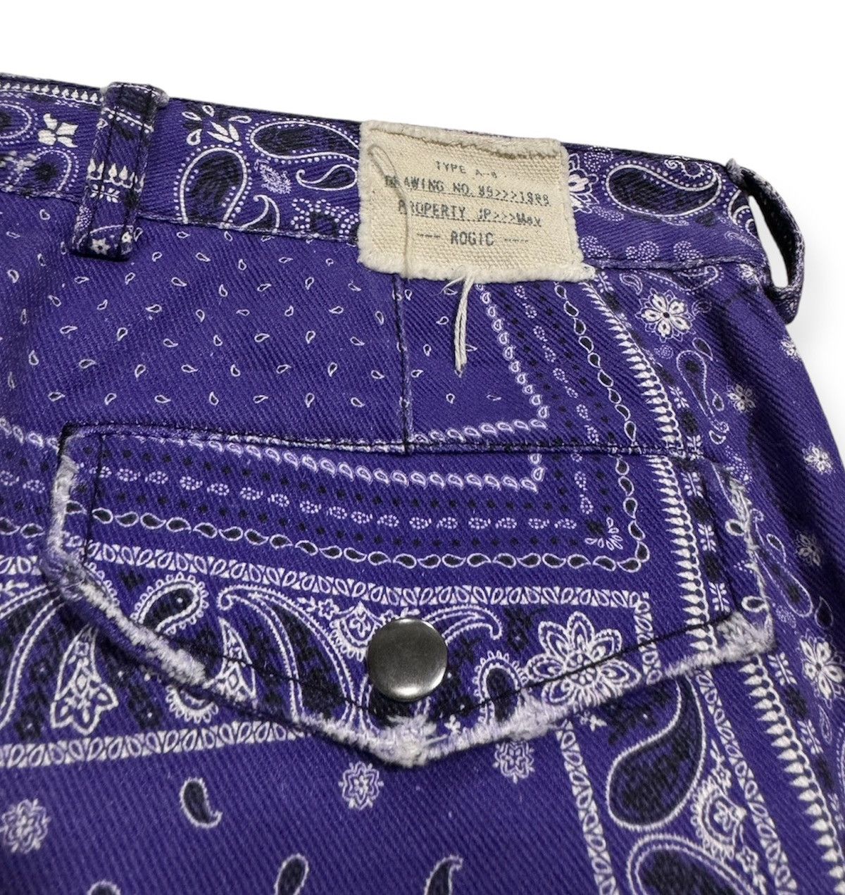 Japanese Brand × NUBIAN × Rogic Paisley Bondage Pants Size US 31 - 7 Thumbnail