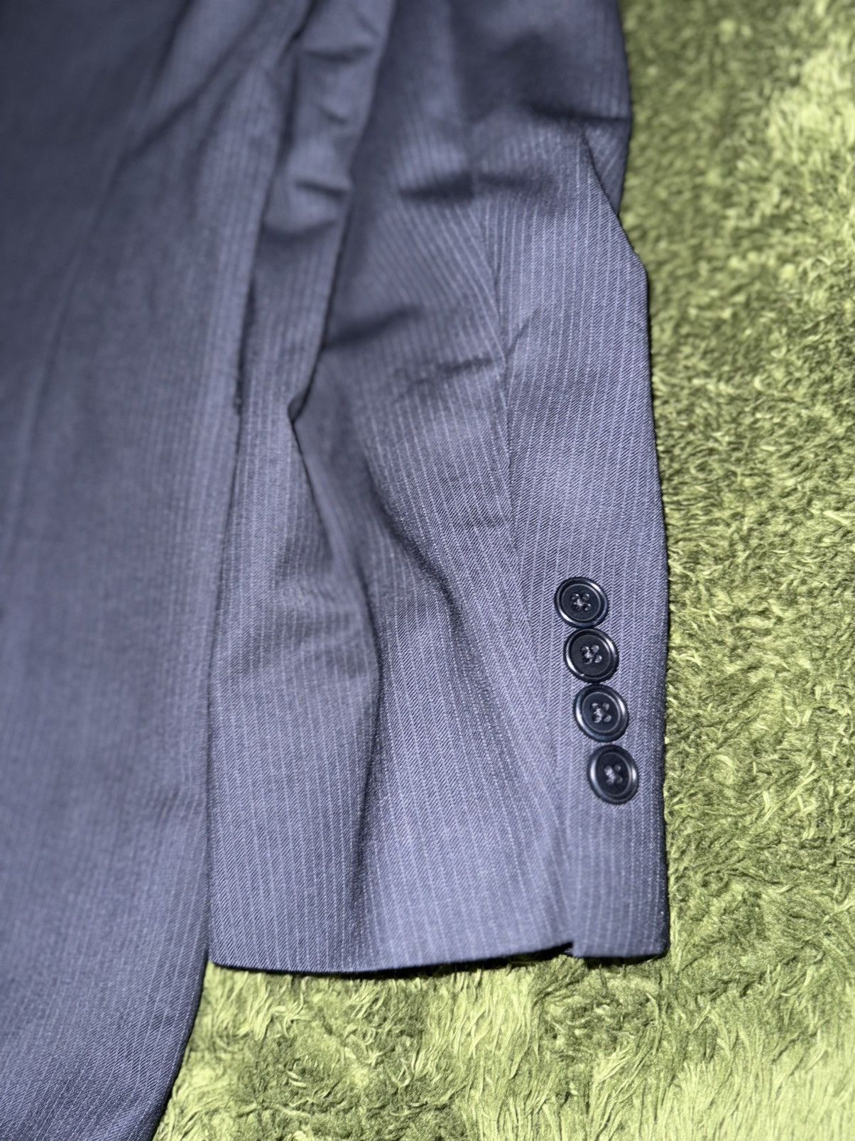 Brooks Brothers [44L] 00s Brooks Brothers 346 USA Loose Fit Blazer Navy Size 44L - 11 Thumbnail
