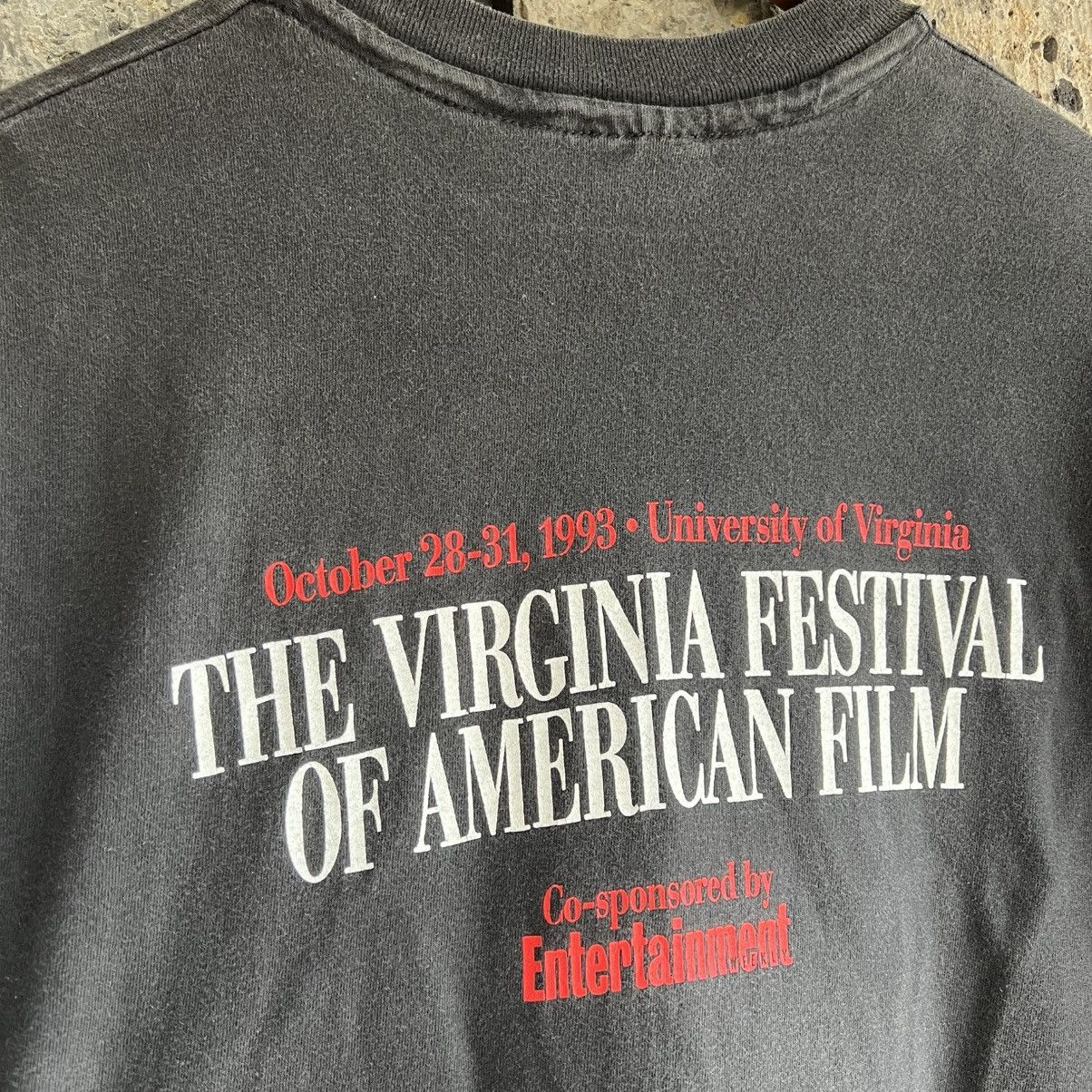 Hanes 1993 Film Noir Tee Shirt Virginia Festival of American Film Size US L / EU 52-54 / 3 - 5 Thumbnail