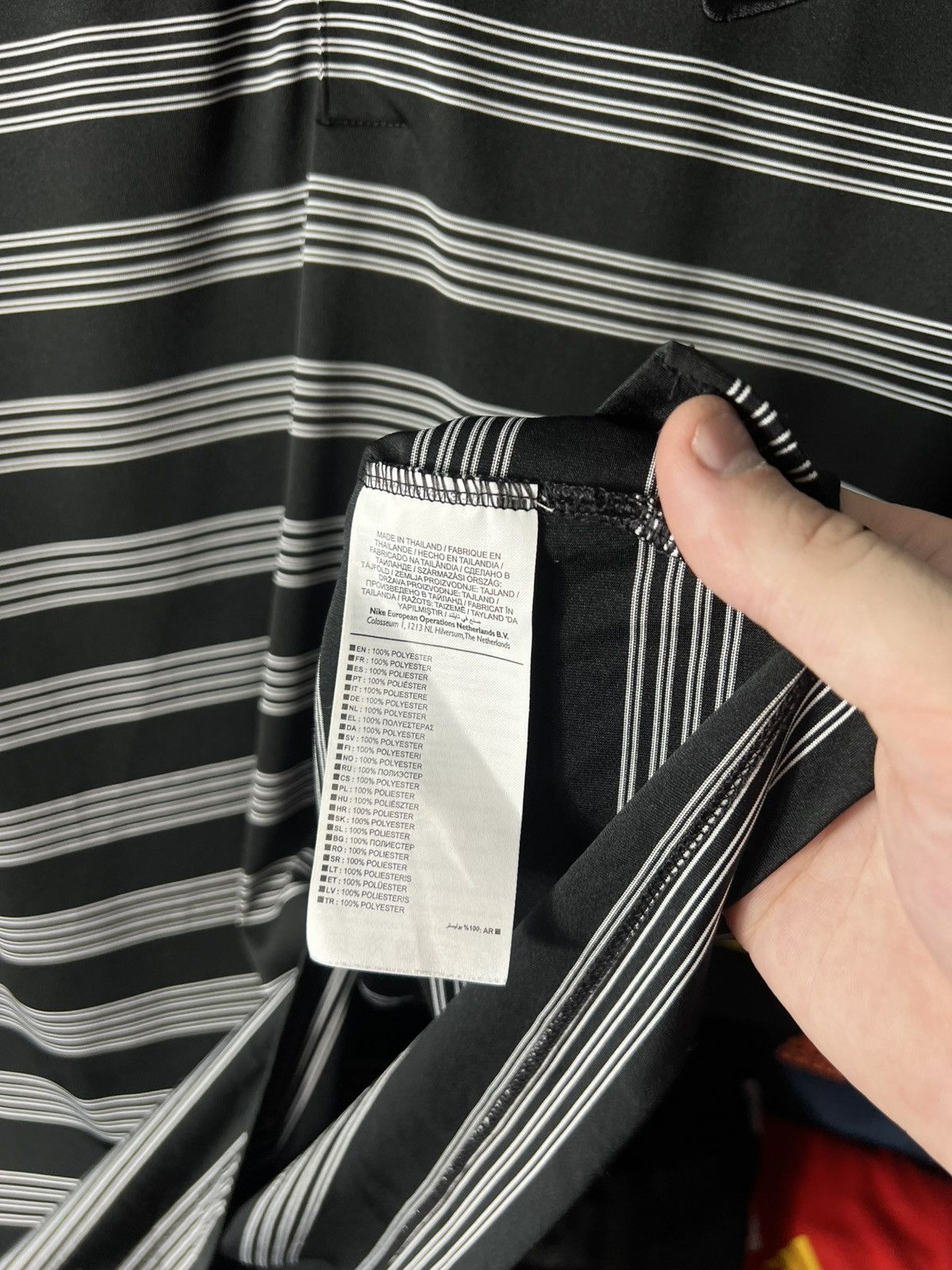Nike 🏌️‍♂️ Nike Golf Striped Dri-FIT Polo Shirt – Size L – Classic Size US L / EU 52-54 / 3 - 6 Thumbnail