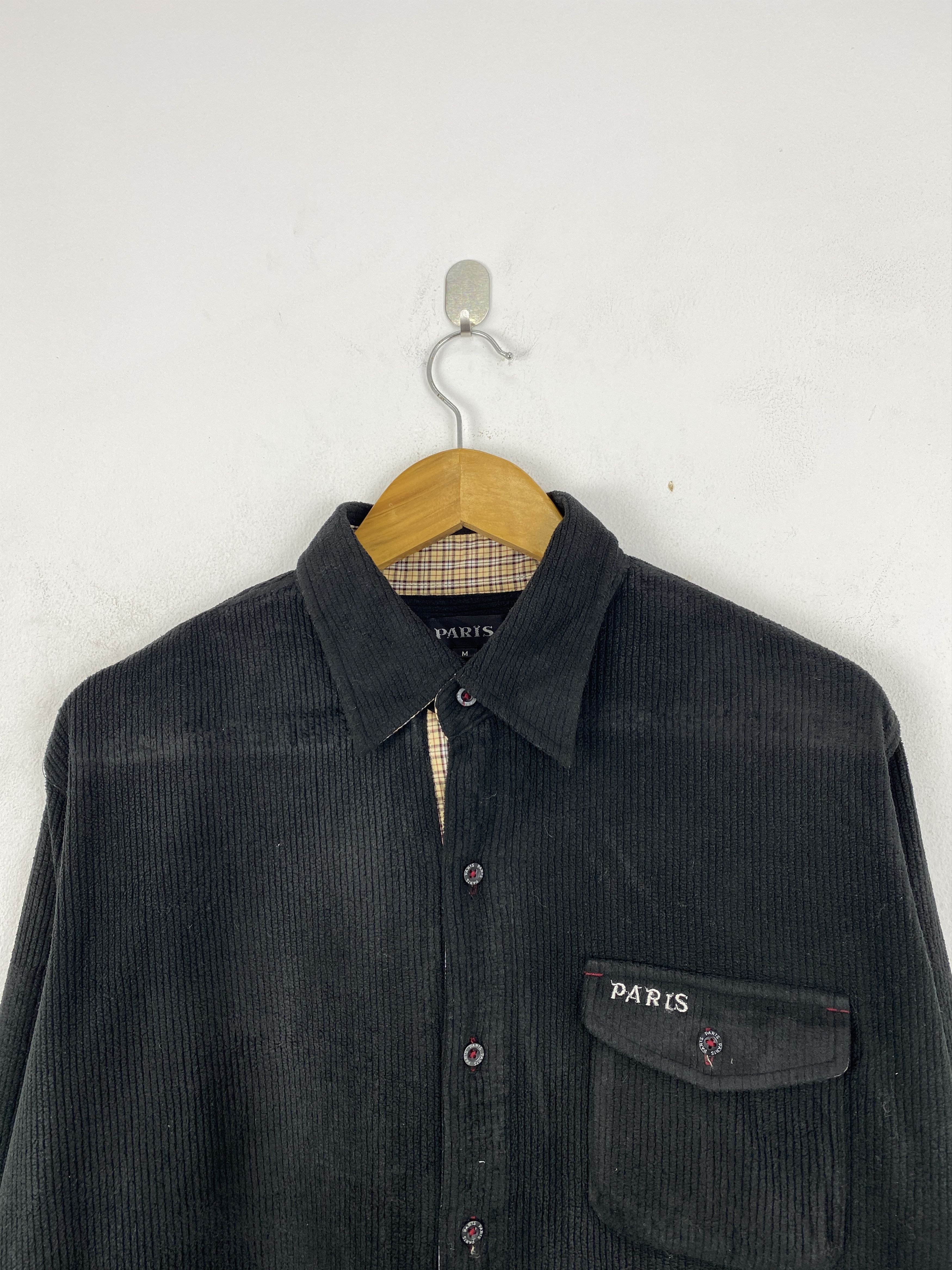 Other Vintage Paris Button Up Faded Black Jacket JA0175 Size US M / EU 48-50 / 2 - 3 Thumbnail