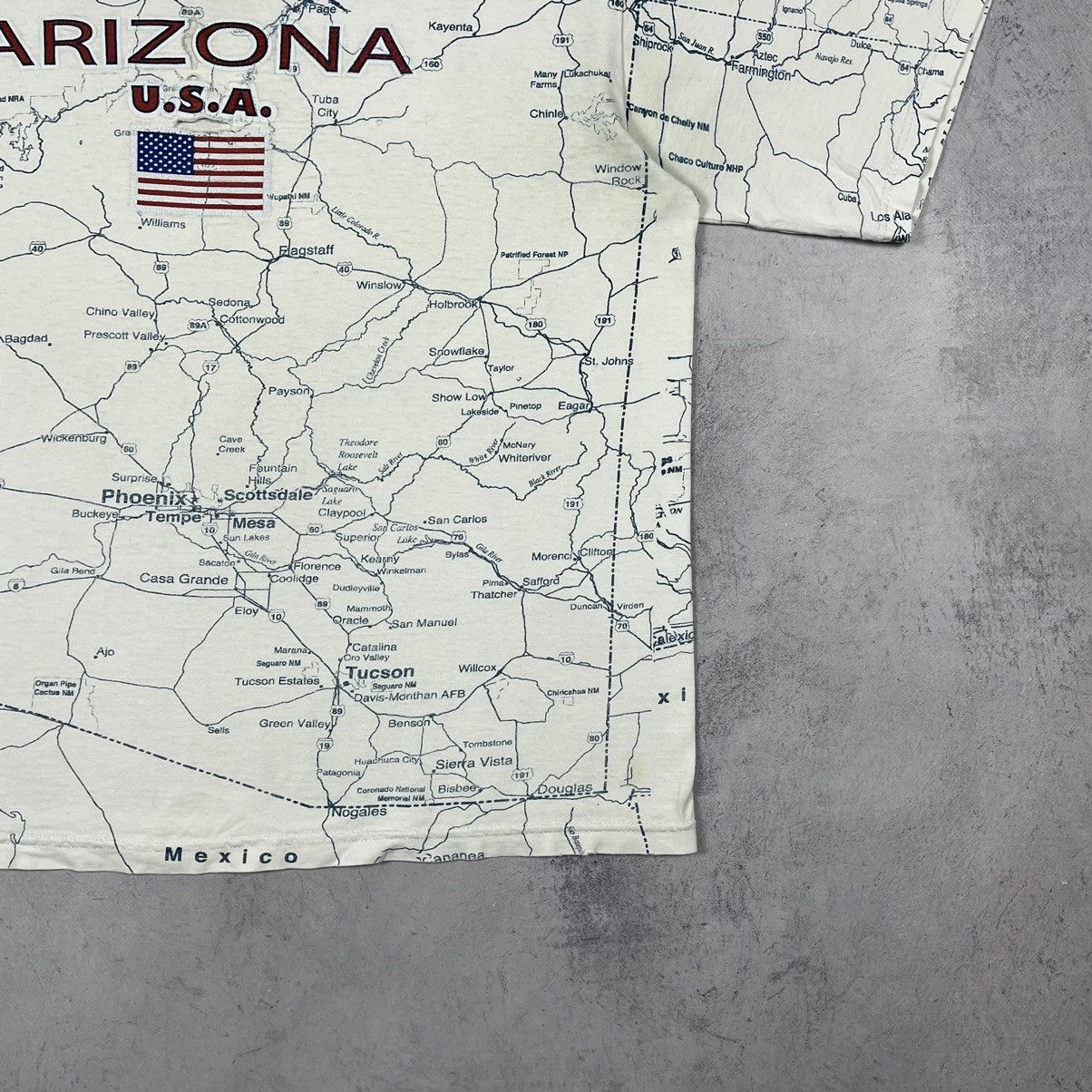 Other Vintage Arizona State Map all over print tee 90’s Size US L / EU 52-54 / 3 - 4 Thumbnail