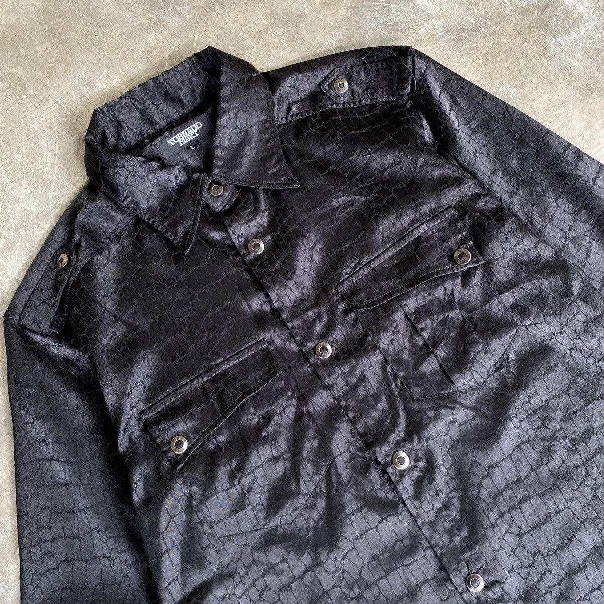 Tornado Mart Tornado Mart Vkei Style Reptile Textur Shirt Size US L / EU 52-54 / 3 - 2 Thumbnail