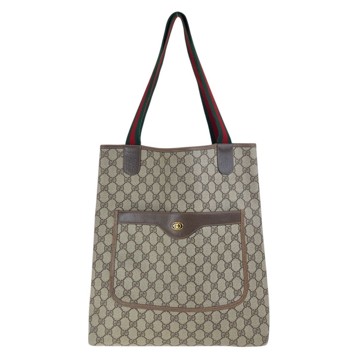 Gucci Gucci GG Supreme Canvas 2Way Tote Bag Canvas Shoulder Bag 90202003 in Brown, Women's