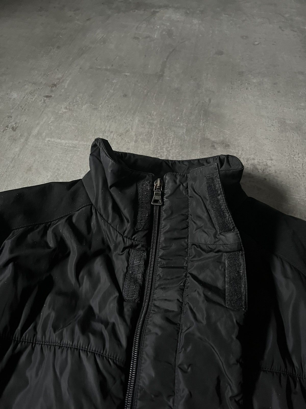 Prada Prada linea rossa tab light jacket black rare Size US L / EU 52-54 / 3 - 8 Thumbnail